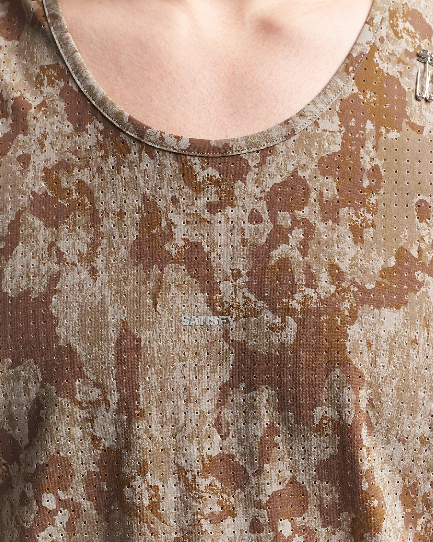Herre | T-Shirts | Satisfy | Space-O Singlet Camo