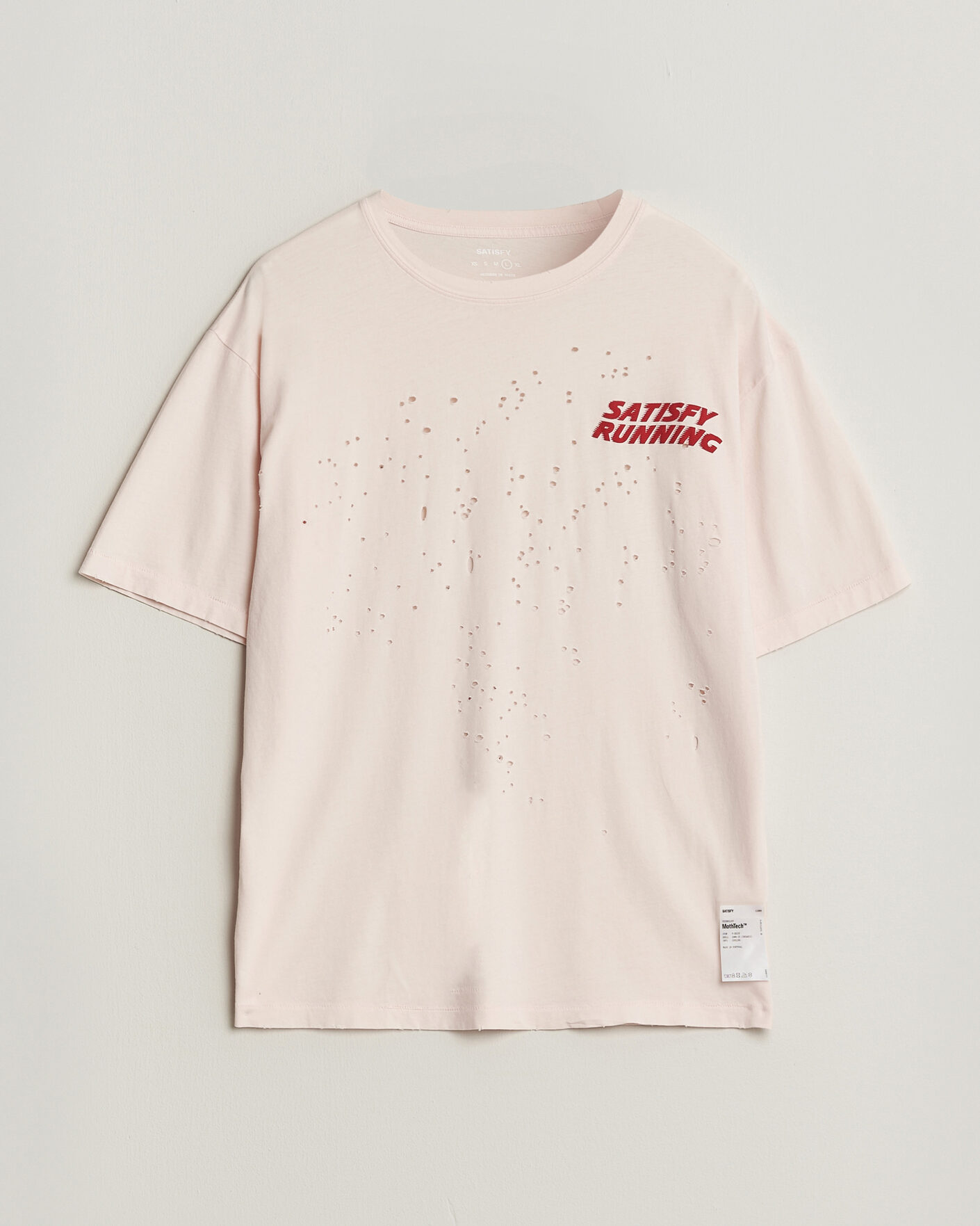 Herre | T-Shirts | Satisfy | MothTech T-Shirt Sun Bleached Rosewater