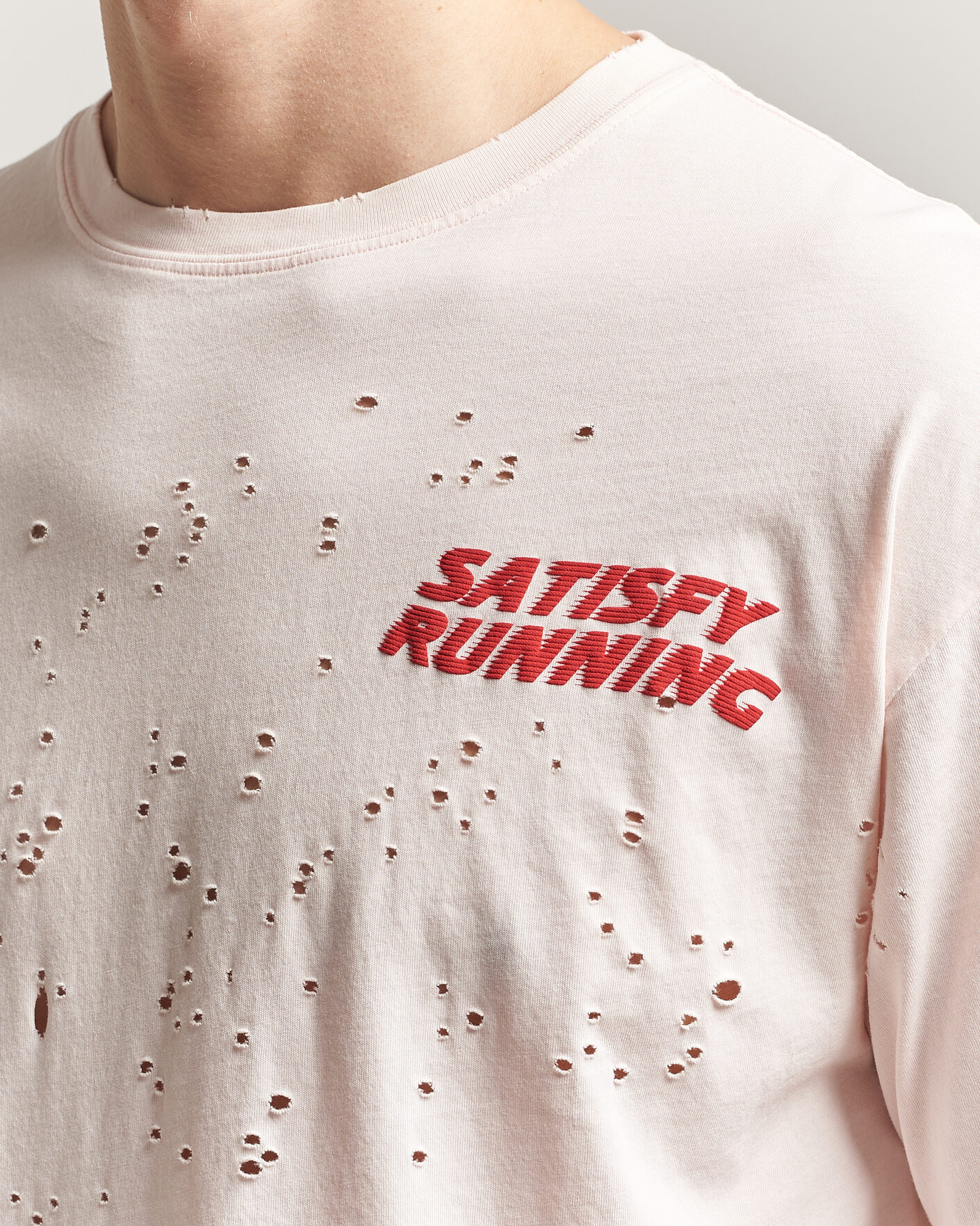 Herre | T-Shirts | Satisfy | MothTech T-Shirt Sun Bleached Rosewater