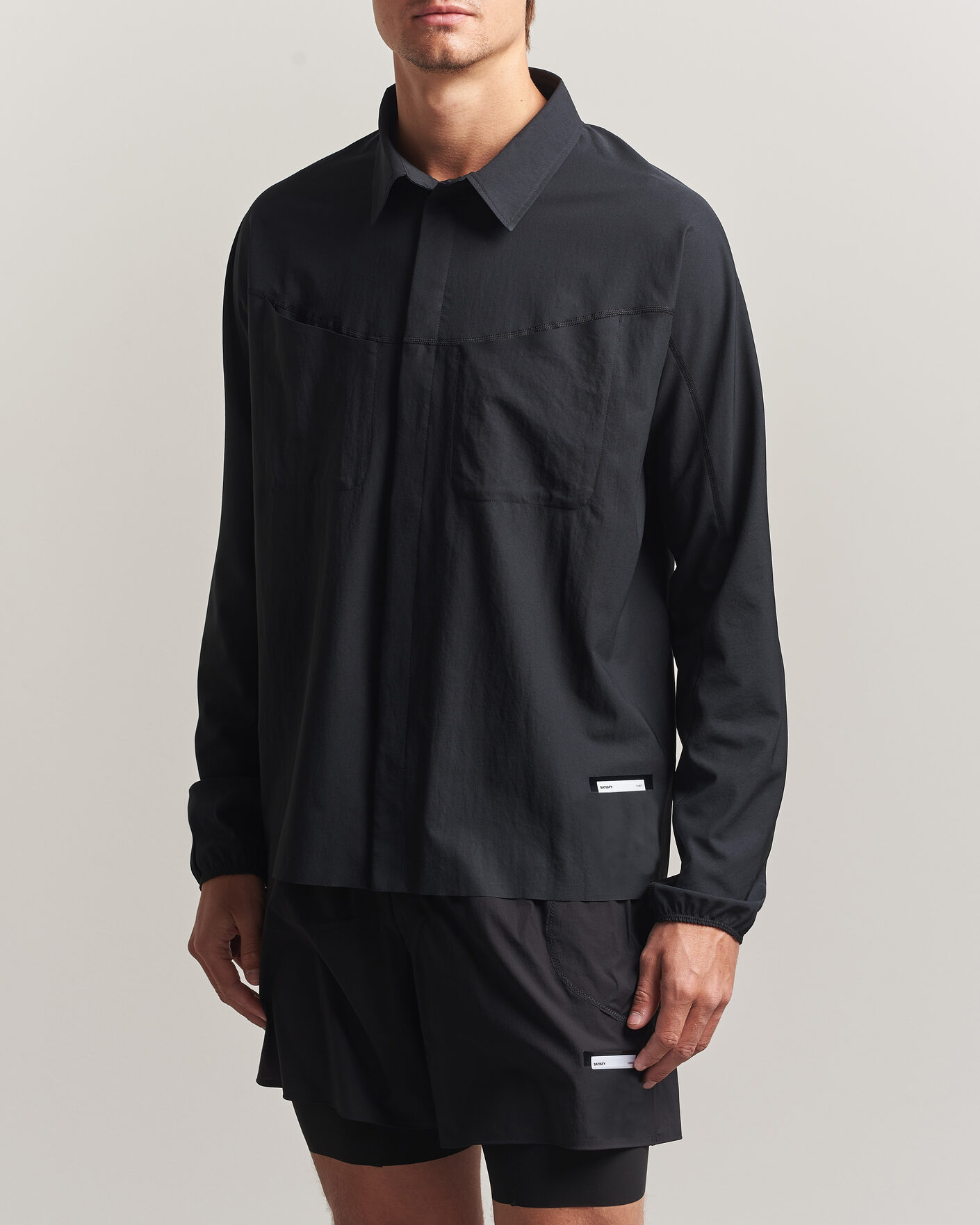 Herre | Skjorter | Satisfy | PeaceShell River Shirt Black