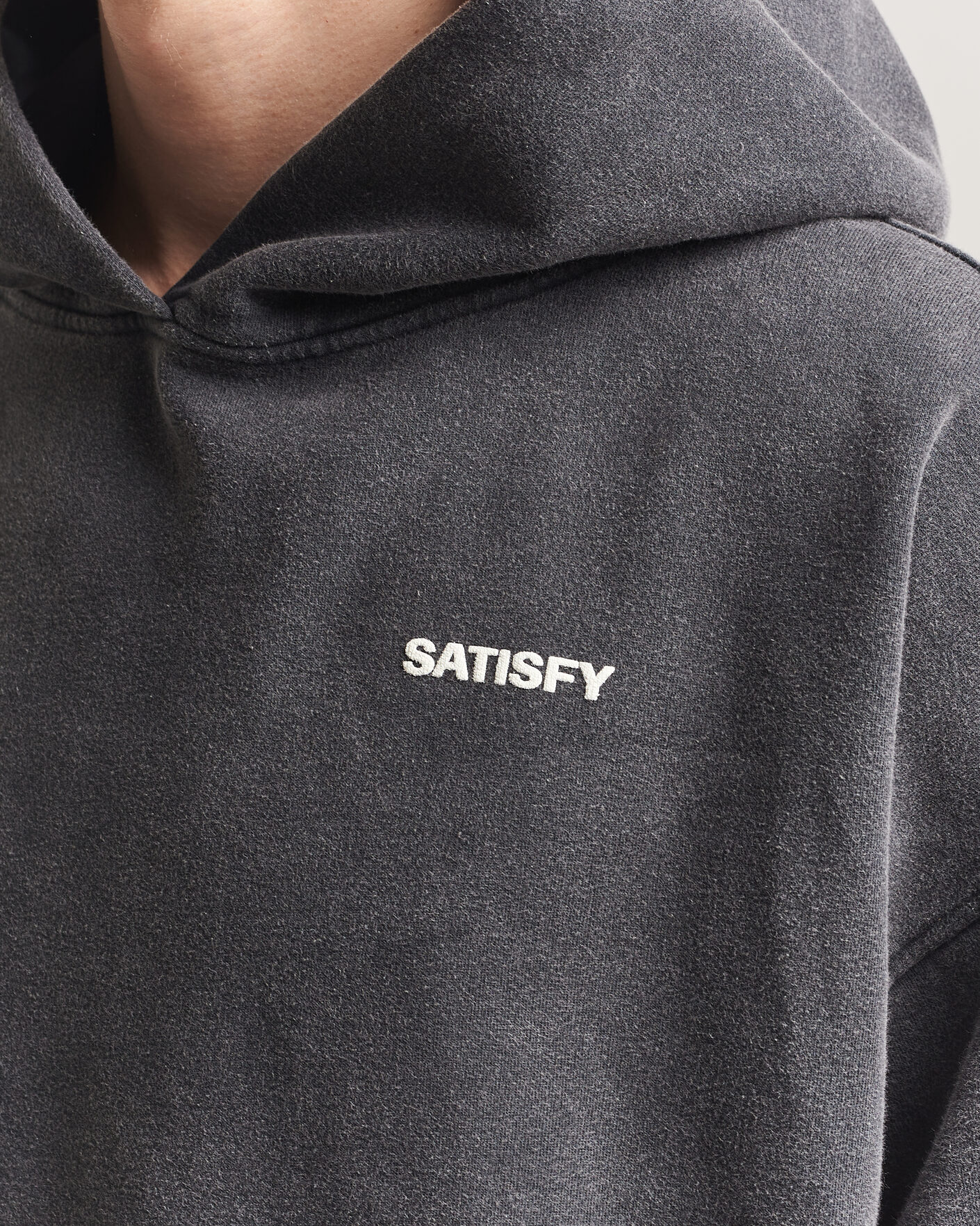 Herre | Gensere | Satisfy | SoftCell Hoodie Aged Black