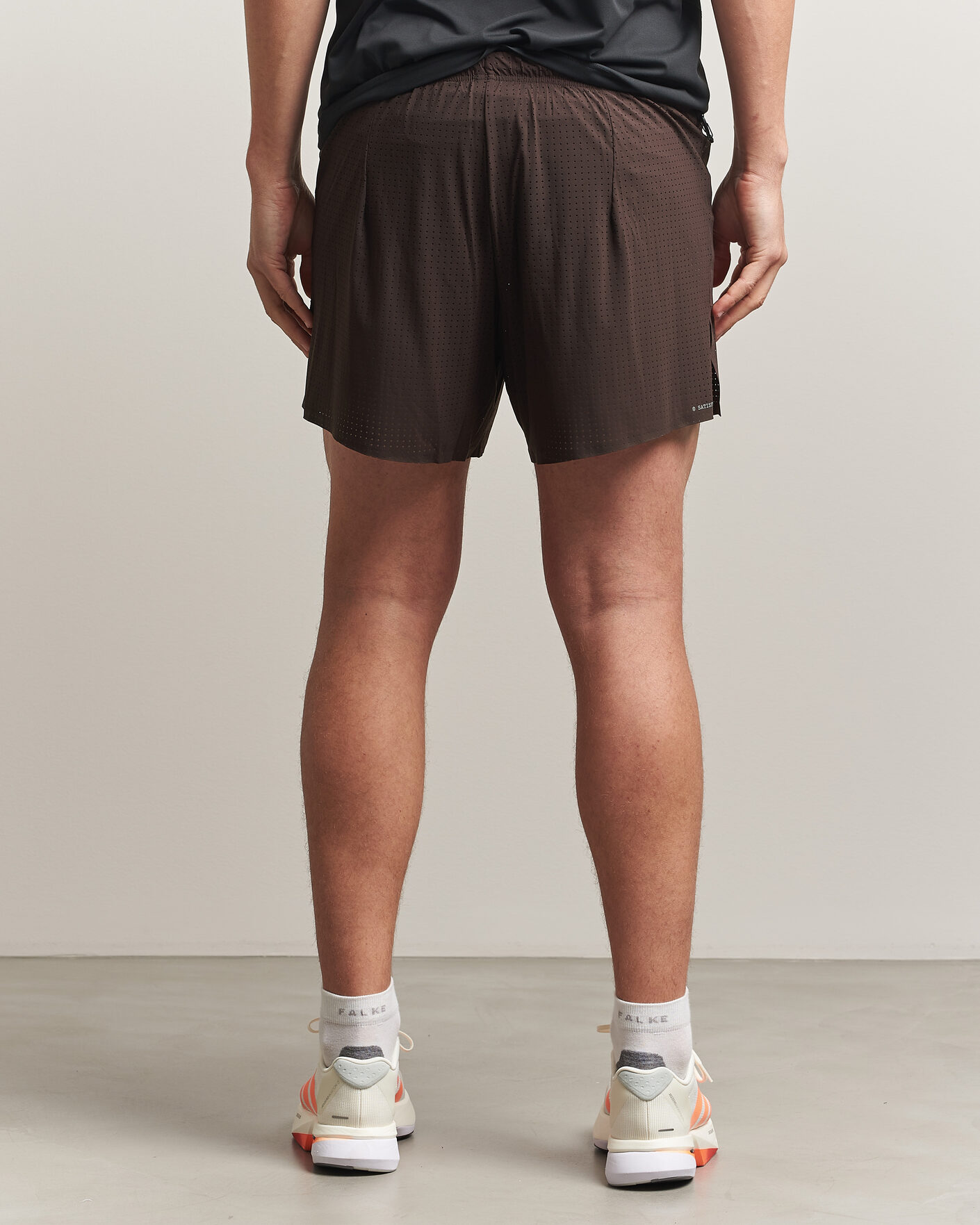 Herre | Shorts | Satisfy | Space-O 5 Inch Shorts Deep Mahogany