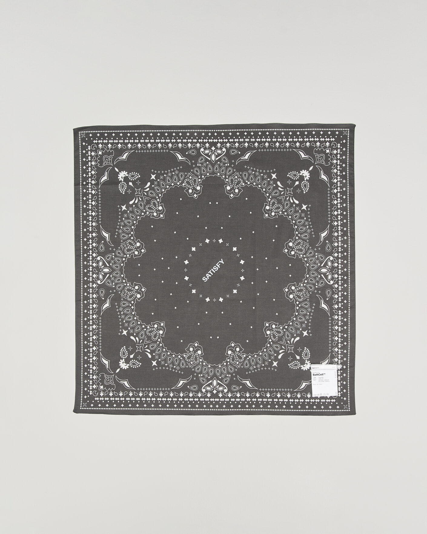 Herre | Lommetørklær | Satisfy | SoftCell Bandana Dark Shadow