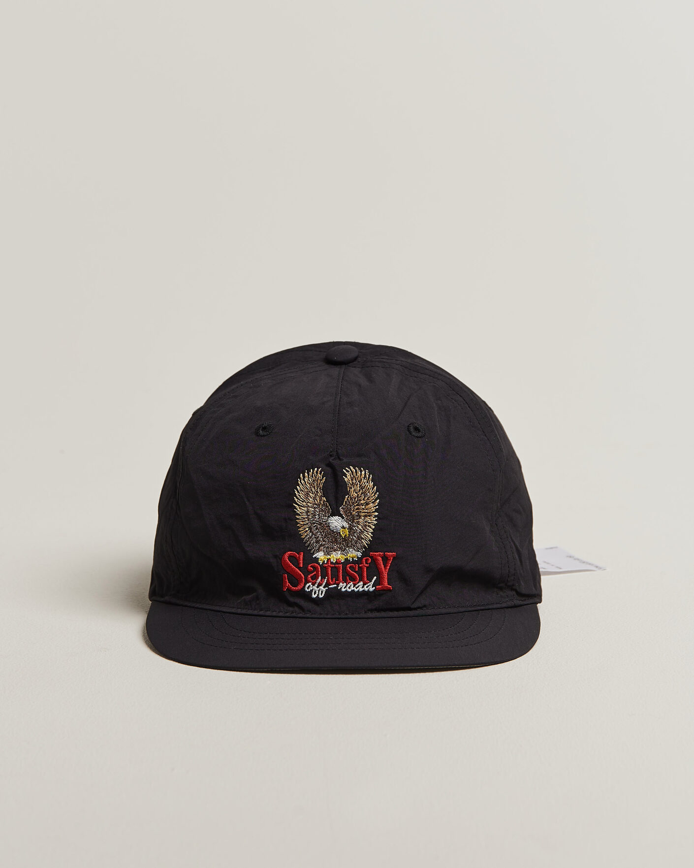 Herre | Hatter og capser | Satisfy | FliteSilk 5 Panel Cap Black Eagle