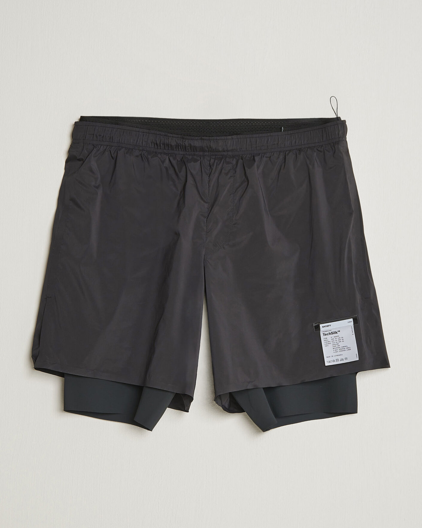 Herre | Shorts | Satisfy | TechSilk 8 Inch Shorts Black