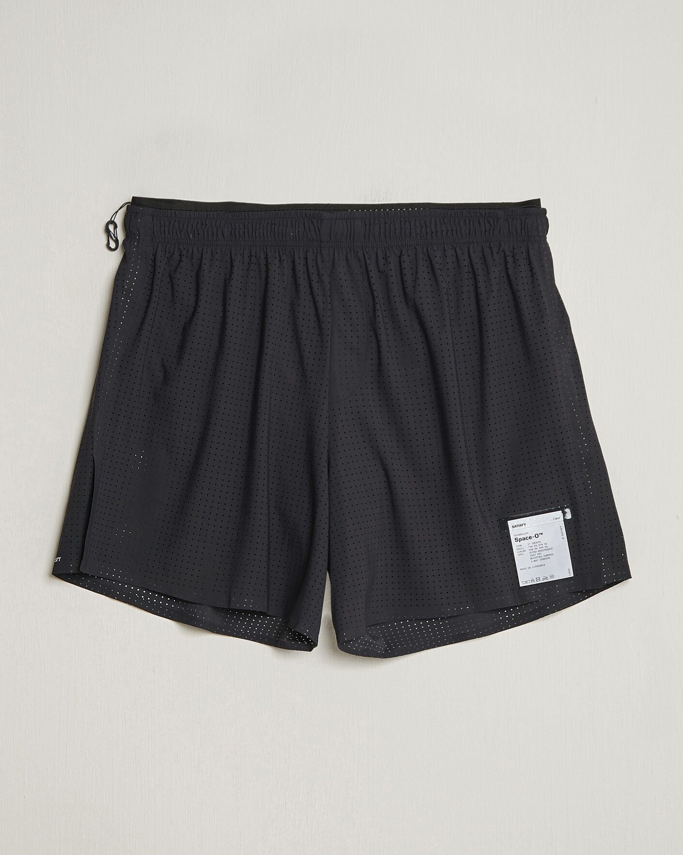 Herre | Shorts | Satisfy | Space-O 5 Inch Shorts Black