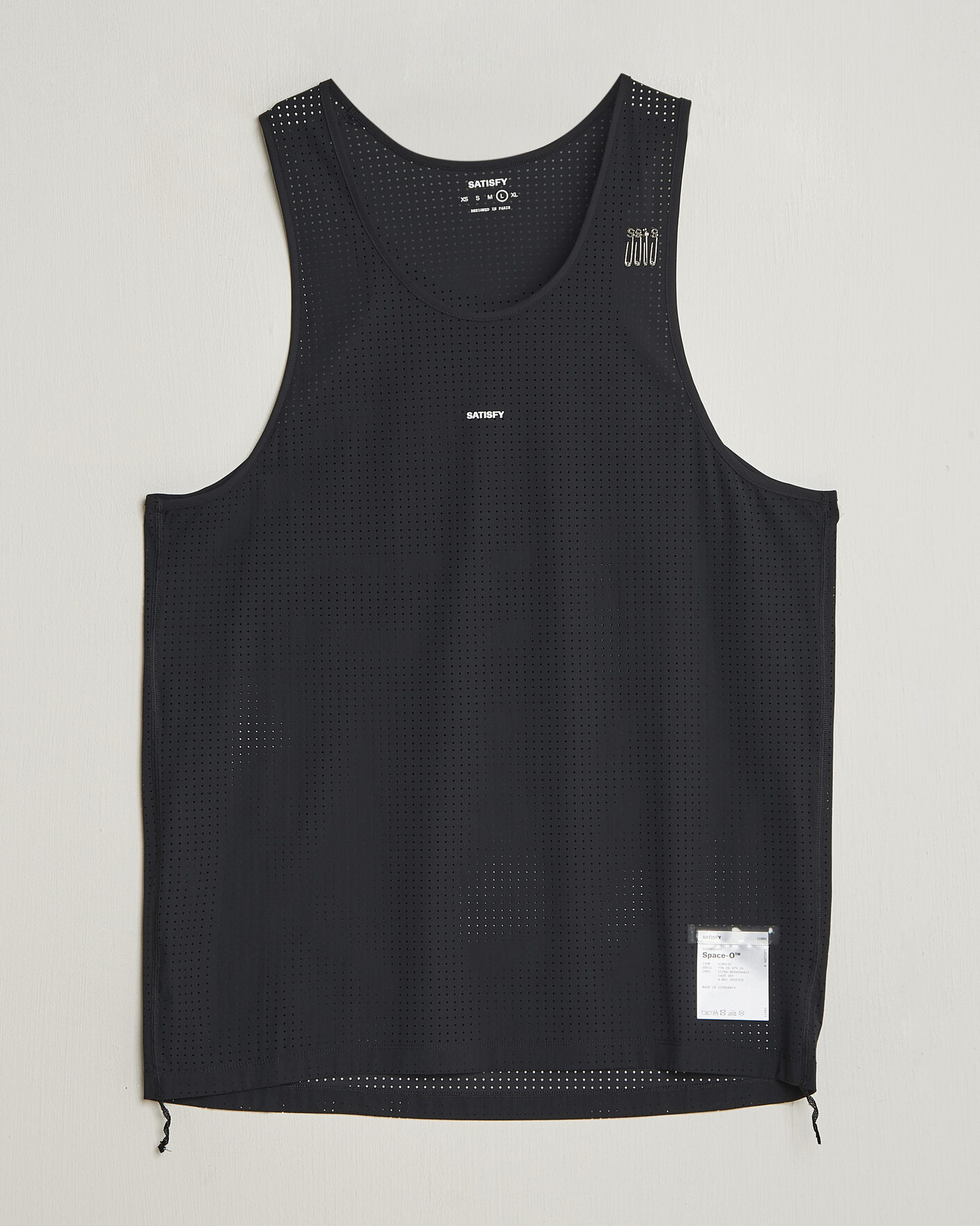 Herre | T-Shirts | Satisfy | Space-O Singlet Black