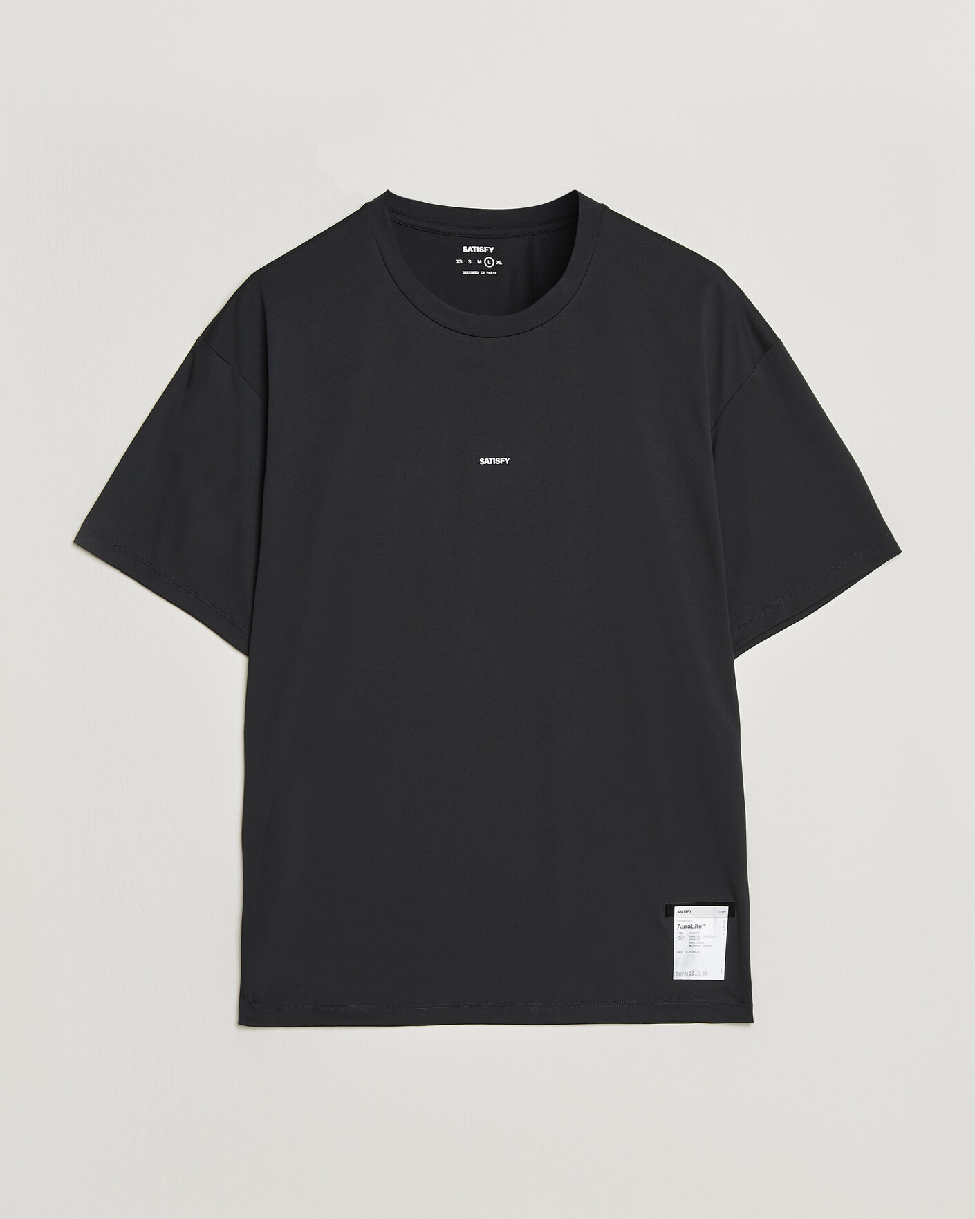 Herre | T-Shirts | Satisfy | AuraLite T-Shirt Black