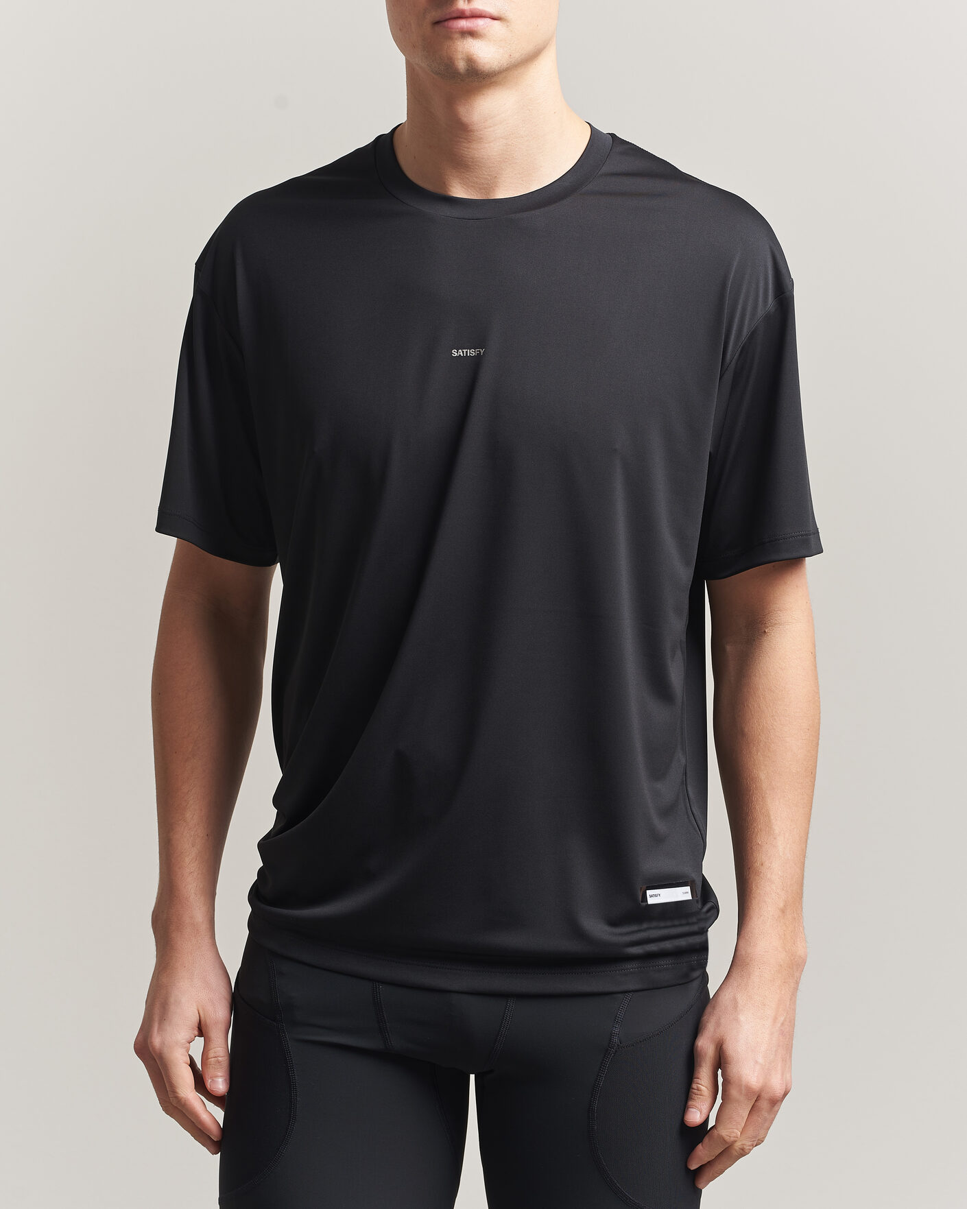 Herre | T-Shirts | Satisfy | AuraLite T-Shirt Black