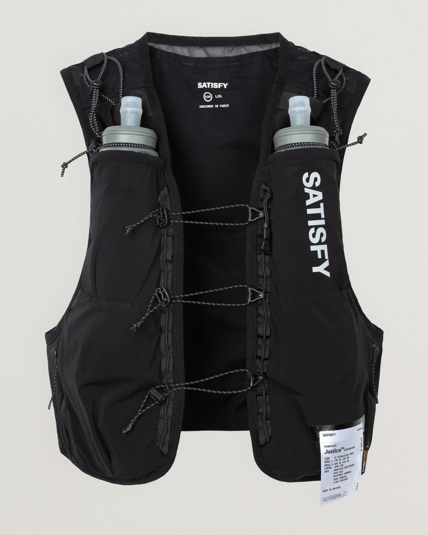 Herre | Active Assesoarer | Satisfy | Justice Cordura Hydration Vest 5L Black