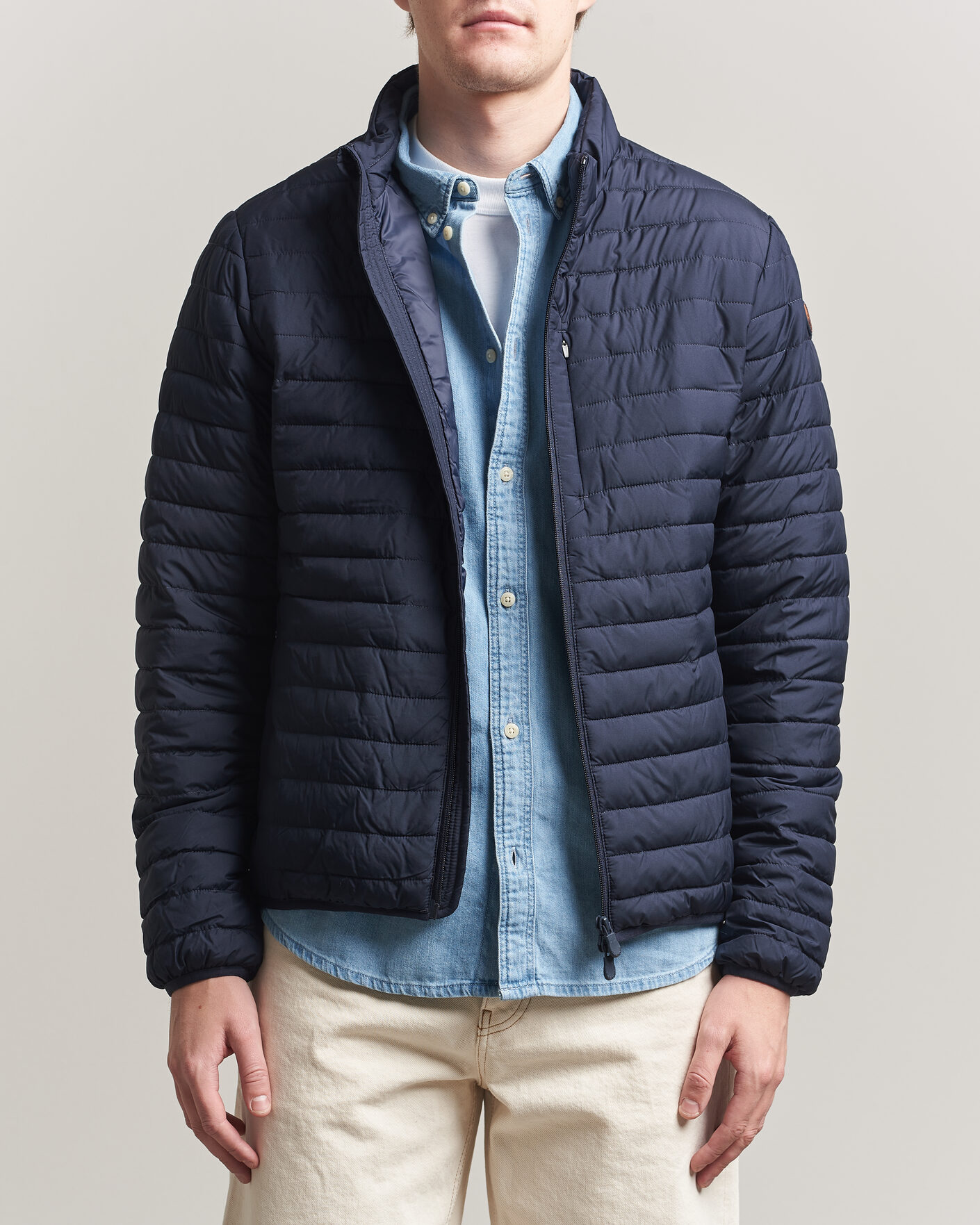 Herre | Jakker | Save The Duck | Cole Lightweight Padded Jacket Navy