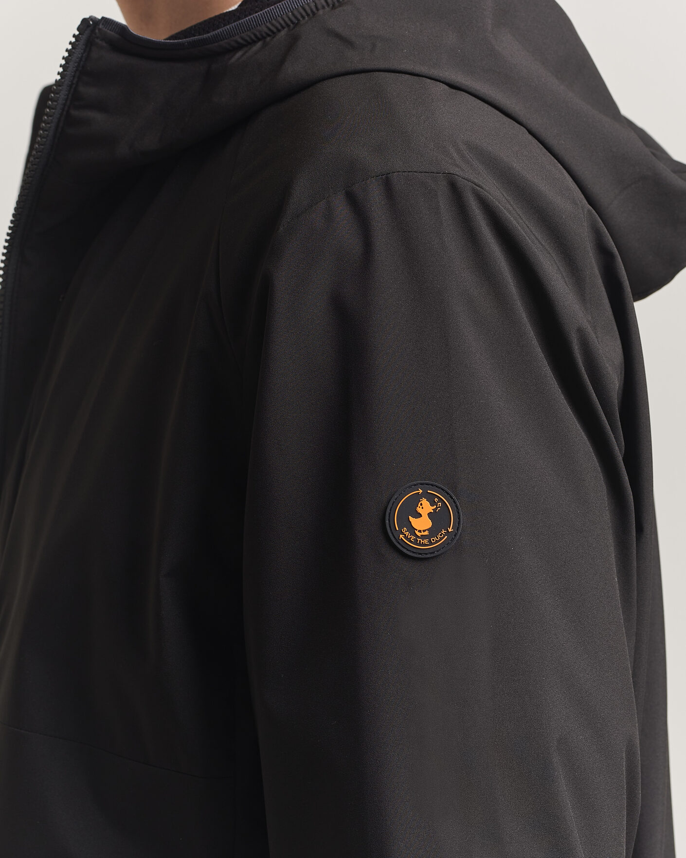 Herre | Jakker | Save The Duck | Pier Wind/Water Resistant Hood Jacket Black