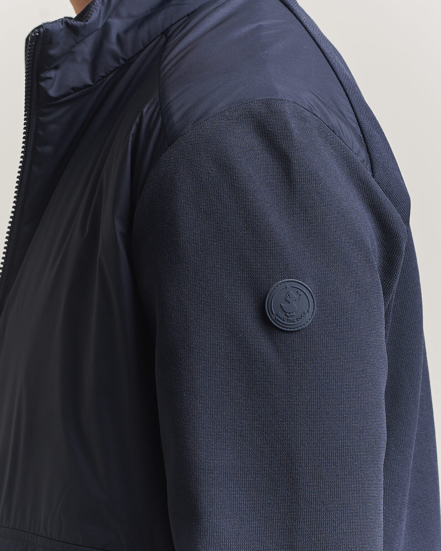 Herre | Jakker | Save The Duck | Alfo Hybrid Jacket Navy Blue