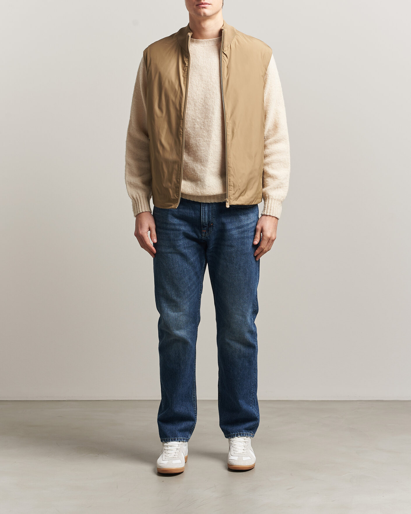 Herre | Vester | Save The Duck | Orris Hybrid Vest Khaki Brown