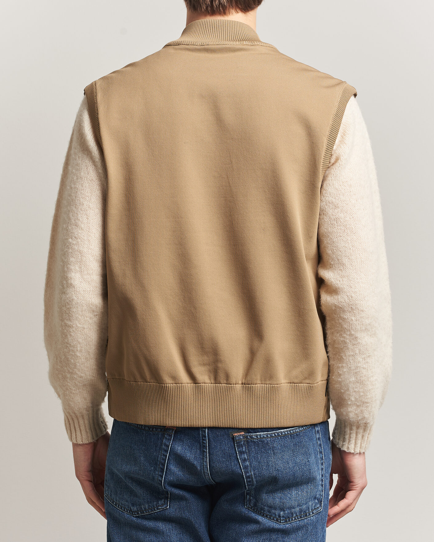 Herre | Vester | Save The Duck | Orris Hybrid Vest Khaki Brown