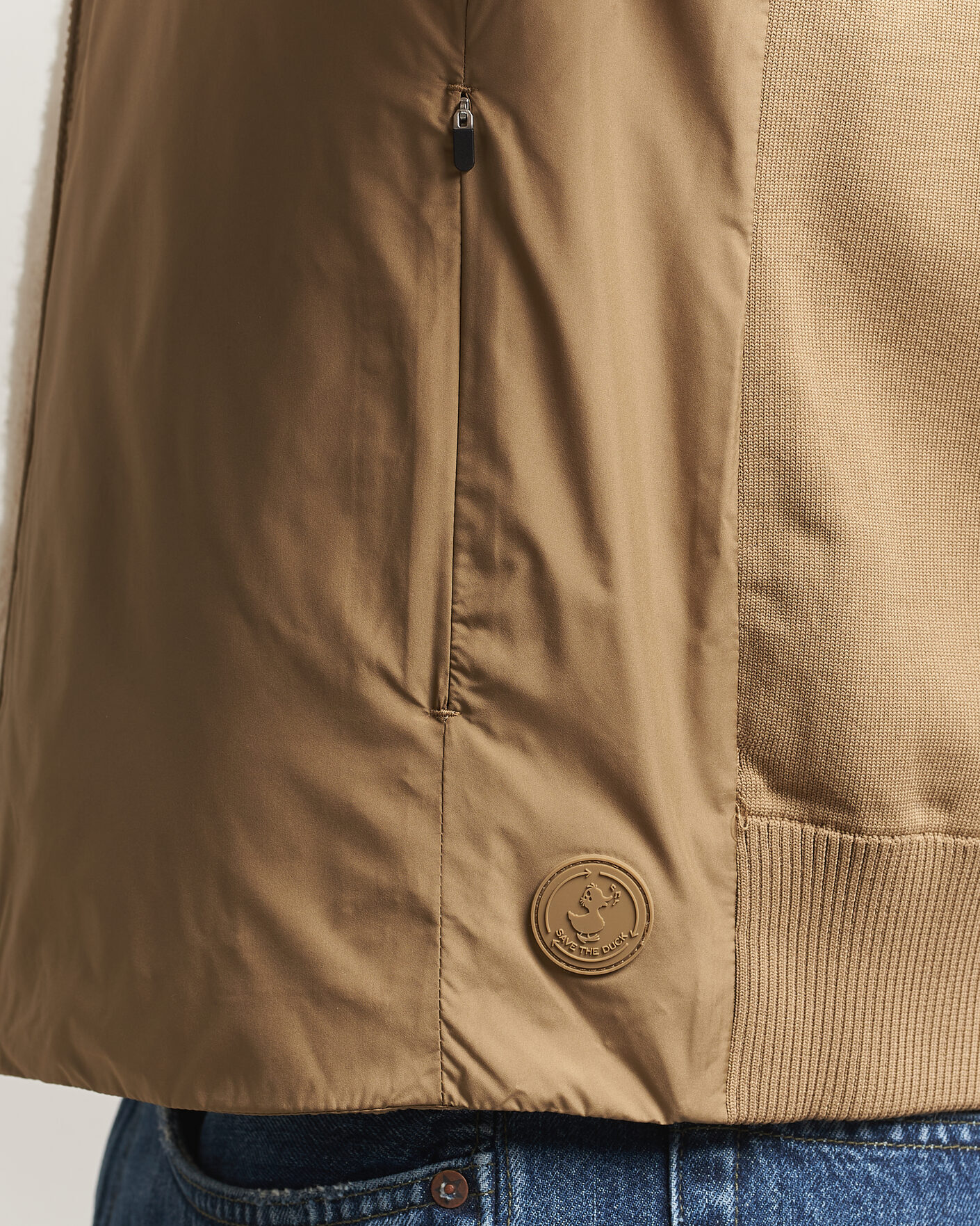 Herre | Vester | Save The Duck | Orris Hybrid Vest Khaki Brown