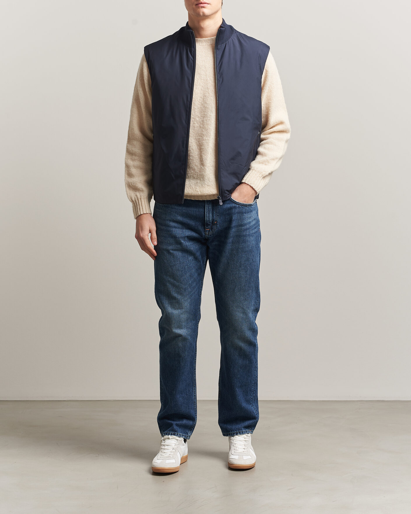 Herre | Vester | Save The Duck | Orris Hybrid Vest Navy Blue