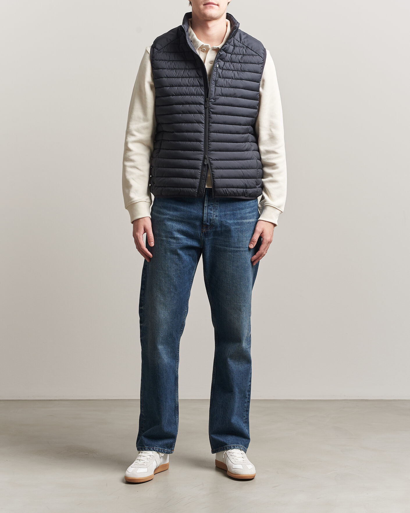 Herre | Vester | Save The Duck | Dave Lightweight Padded Vest Black