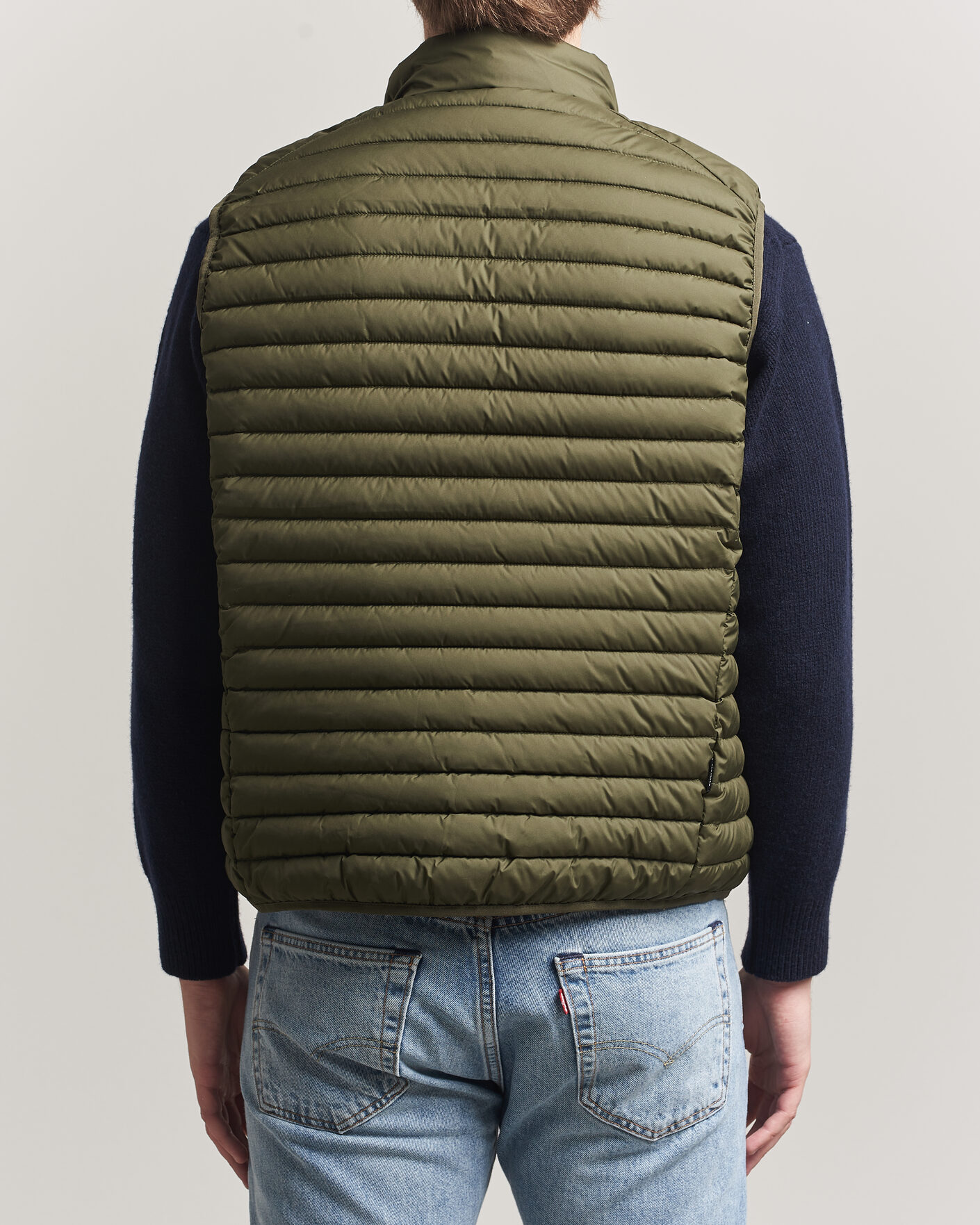 Herre | Vester | Save The Duck | Dave Lightweight Padded Vest Snake Green