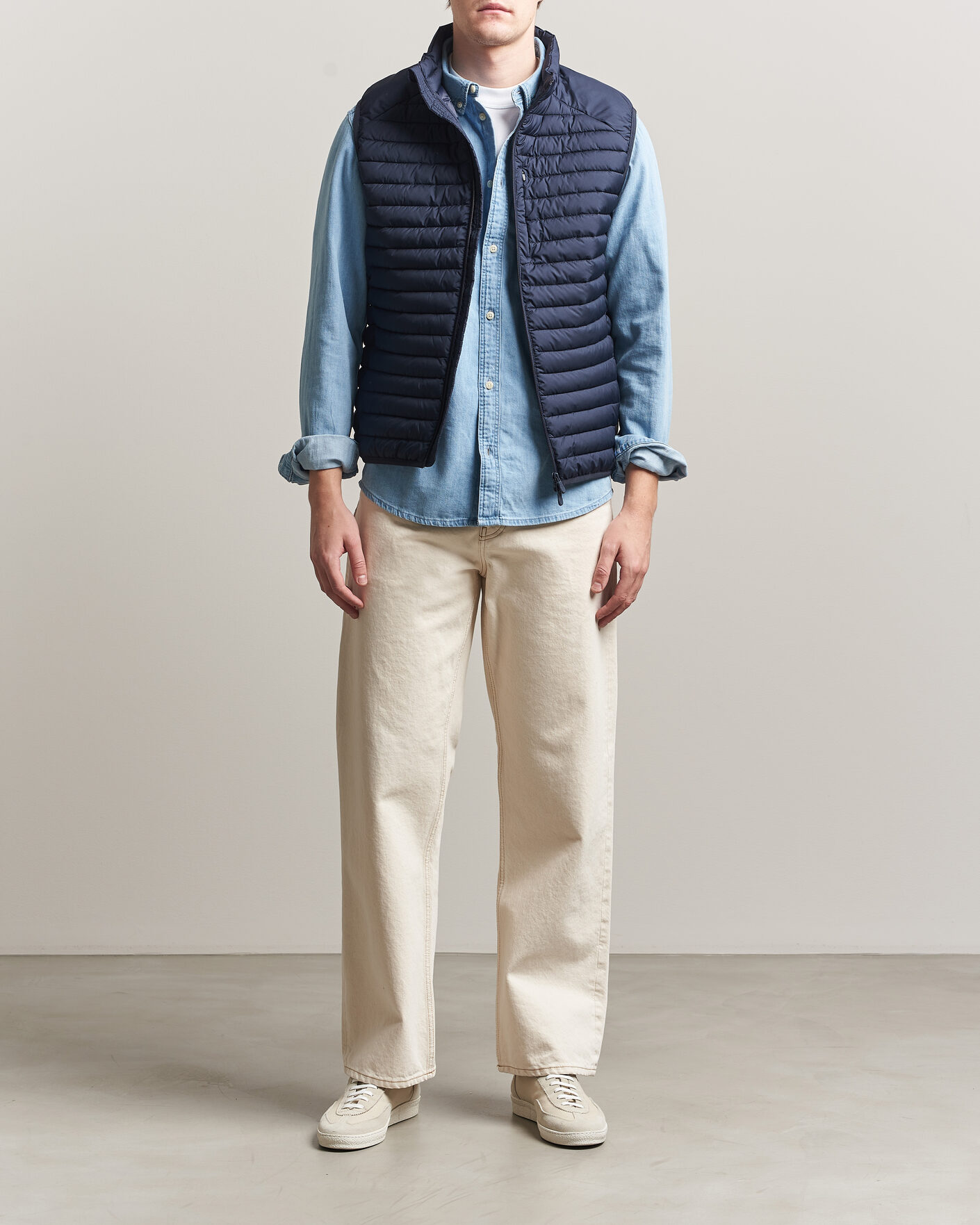 Herre | Vester | Save The Duck | Dave Lightweight Padded Vest Navy Blue