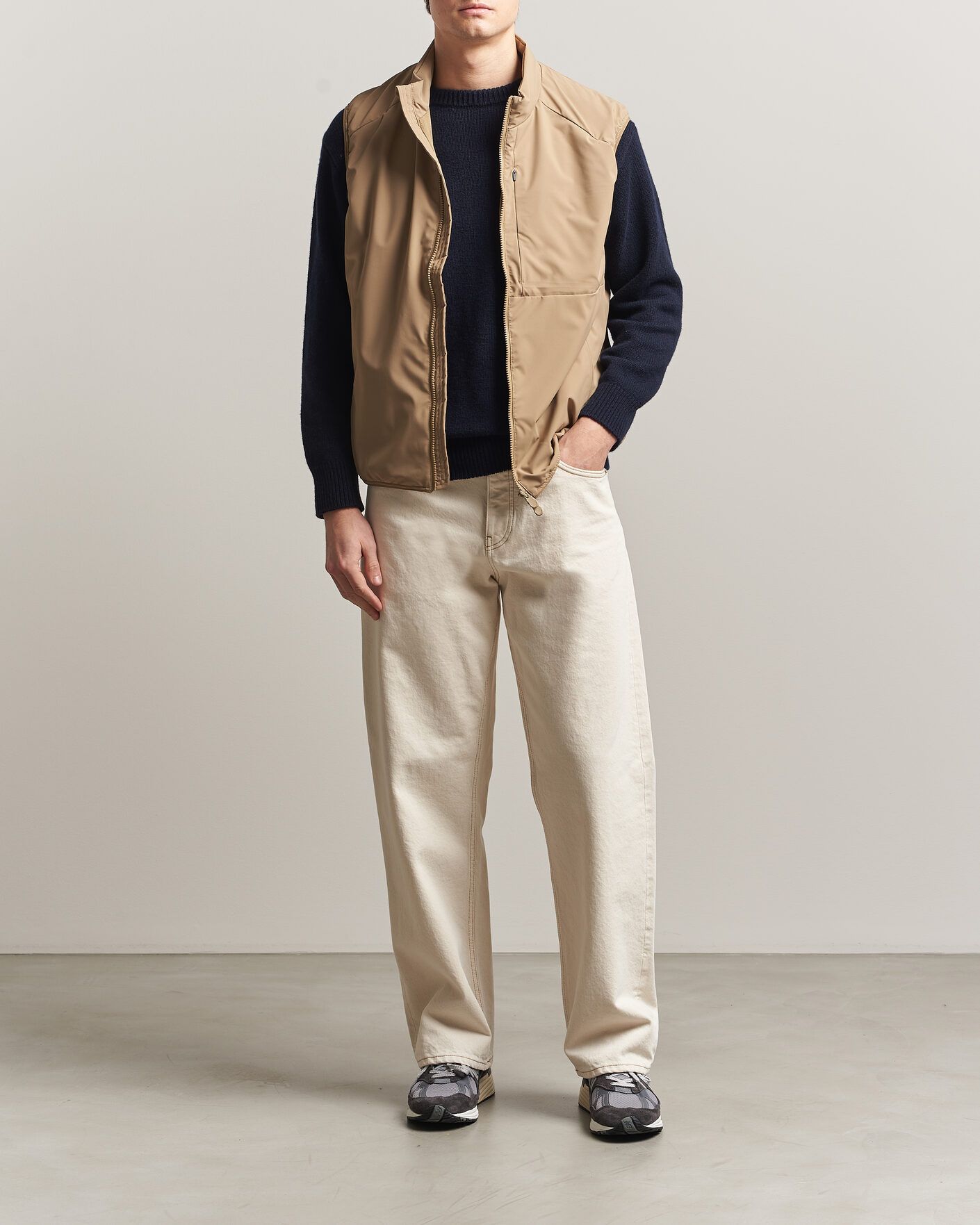 Herre | Vester | Save The Duck | Joe Wind/Water Resistant Vest Khaki Brown