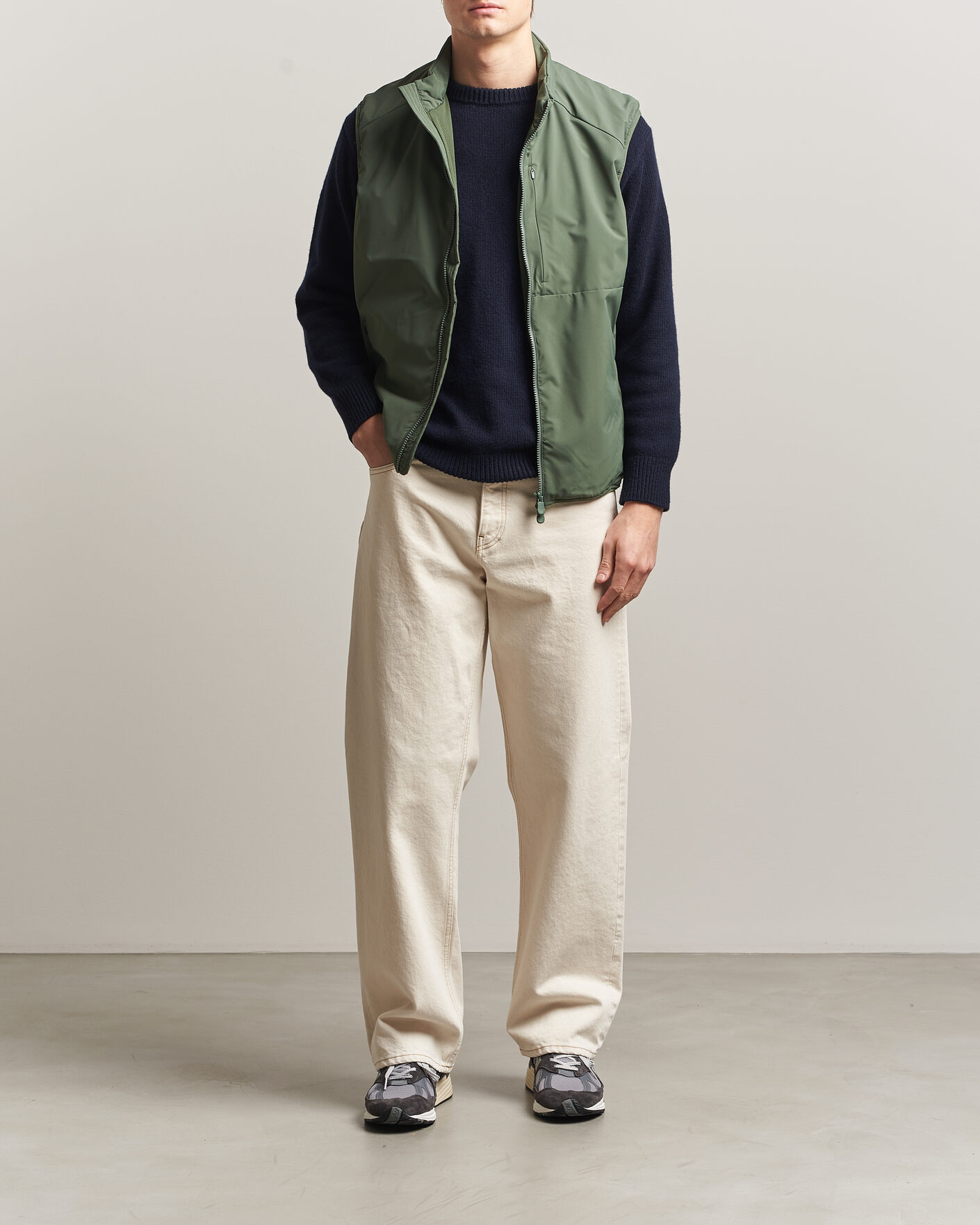 Herre | Vester | Save The Duck | Joe Wind/Water Resistant Vest Thyme Green