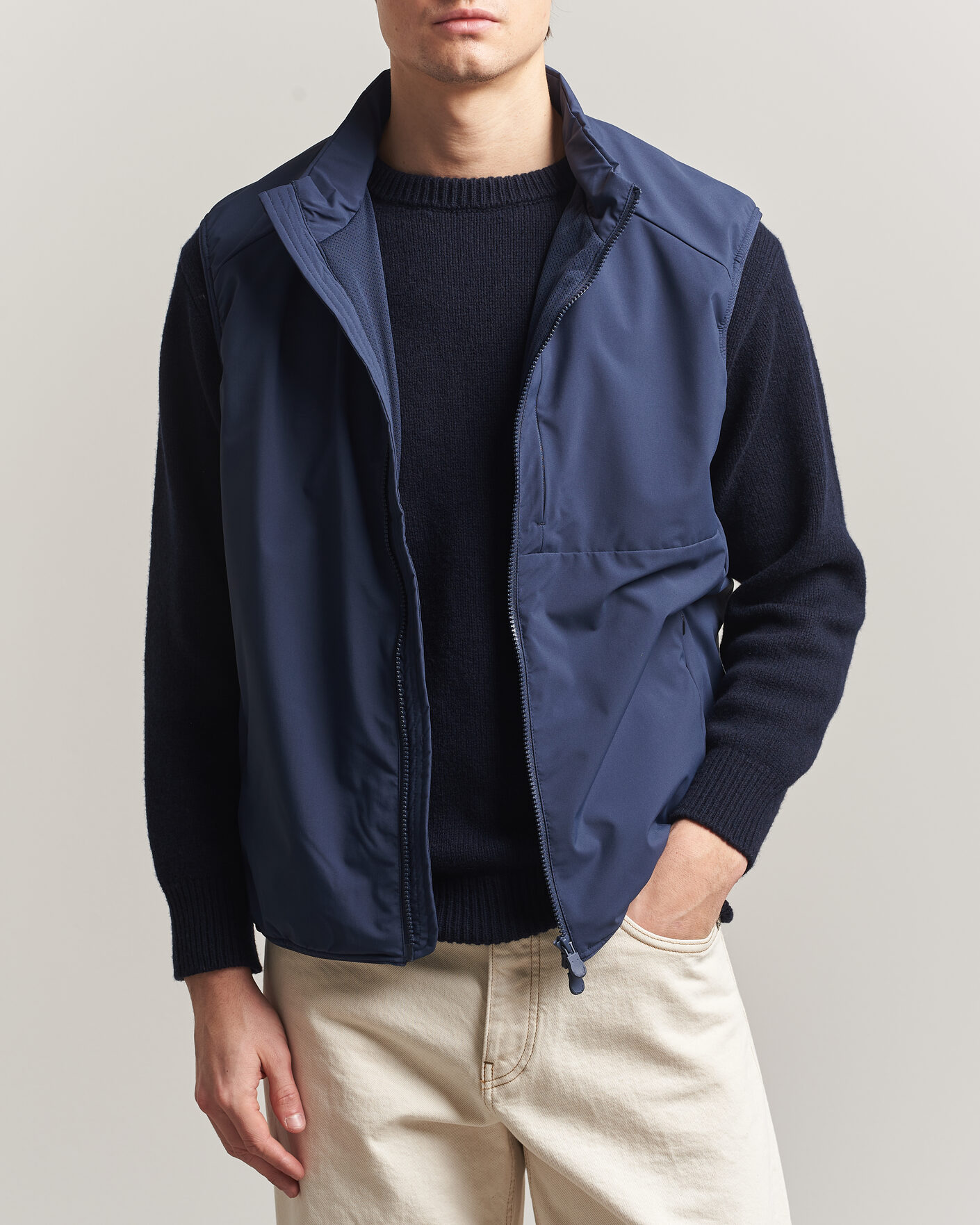 Herre | Vester | Save The Duck | Joe Wind/Water Resistant Vest Navy Blue