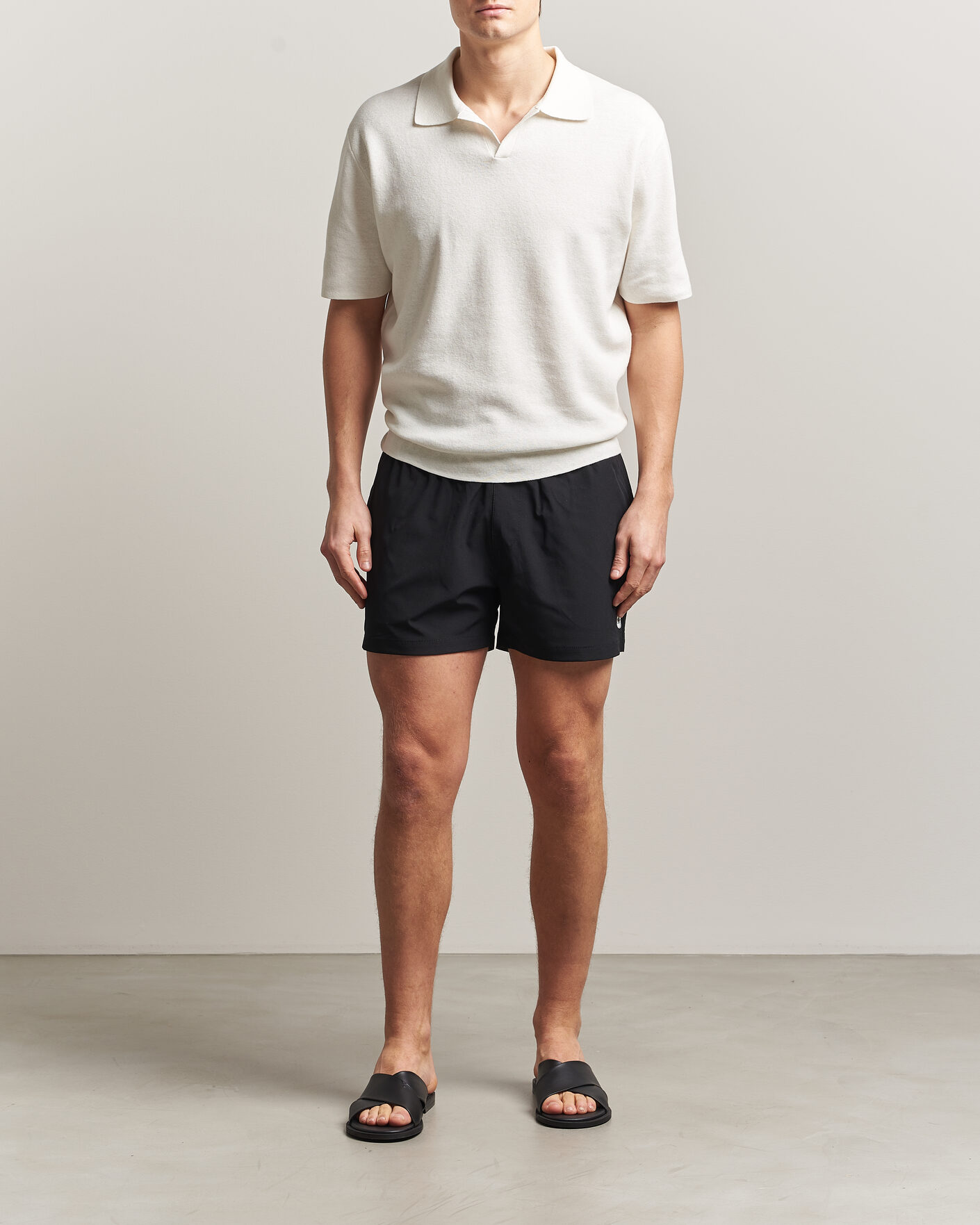 Herre | Badeshorts | Save The Duck | Plain Drawstring Swimshorts Black