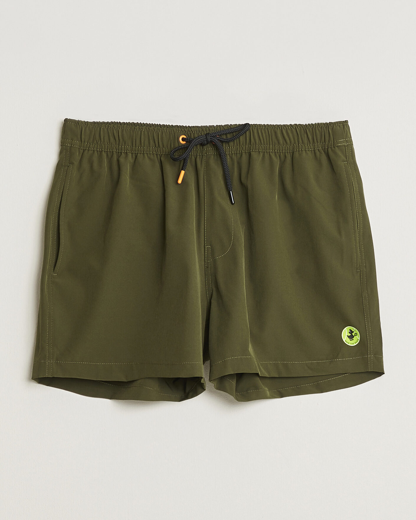 Herre | Badeshorts | Save The Duck | Plain Drawstring Swimshorts Snake Green