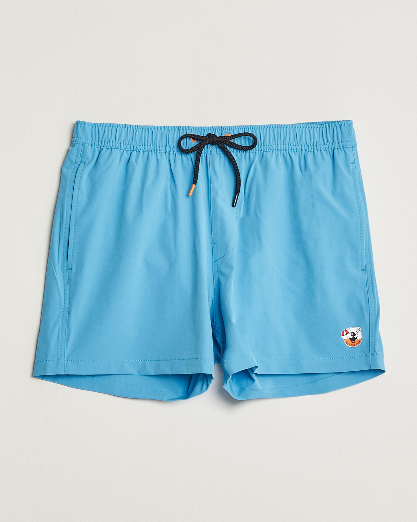 Herre | Badeshorts | Save The Duck | Plain Drawstring Swimshorts Fluo Blue