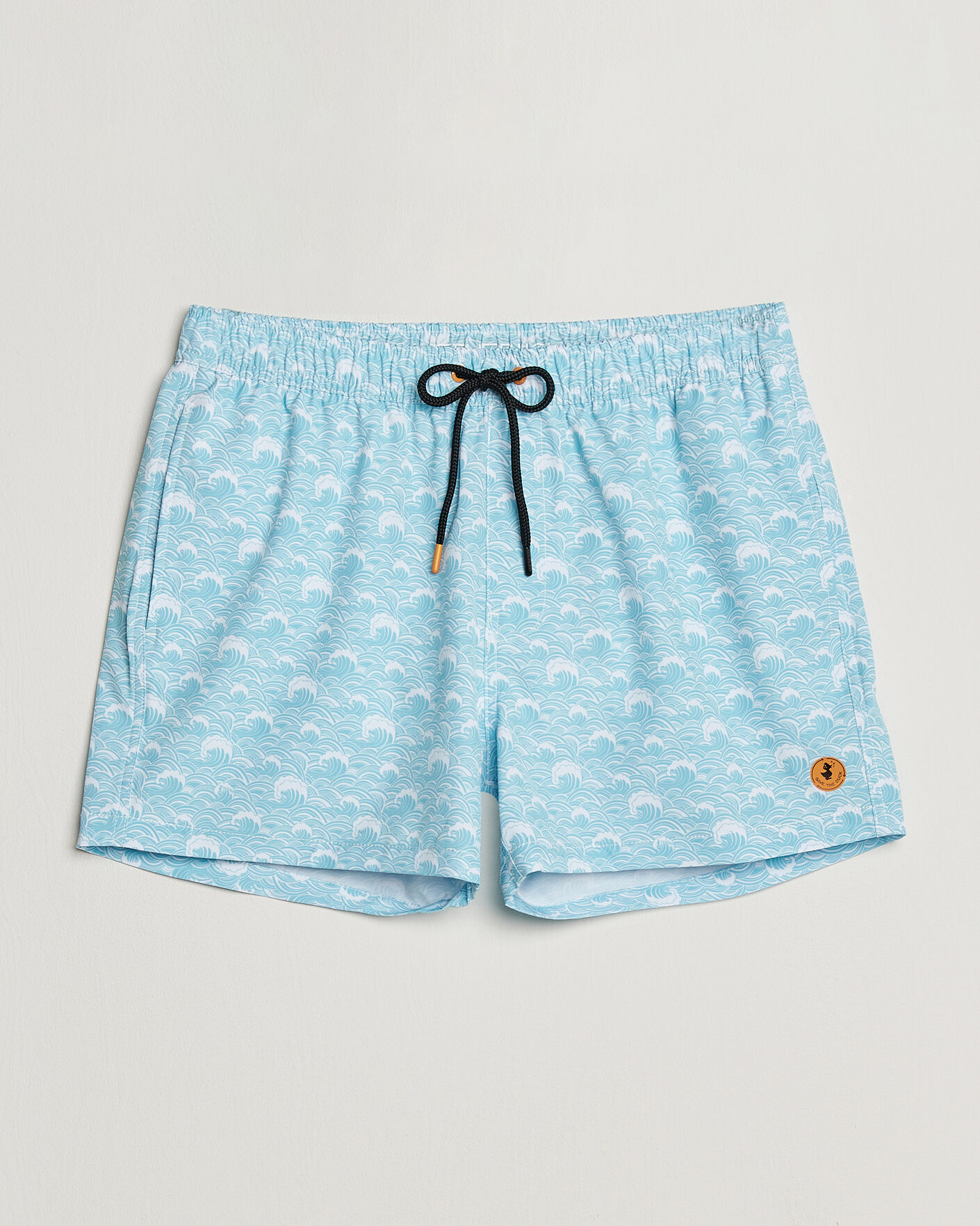 Herre | Badeshorts | Save The Duck | Printed Drawstring Swimshorts Waves