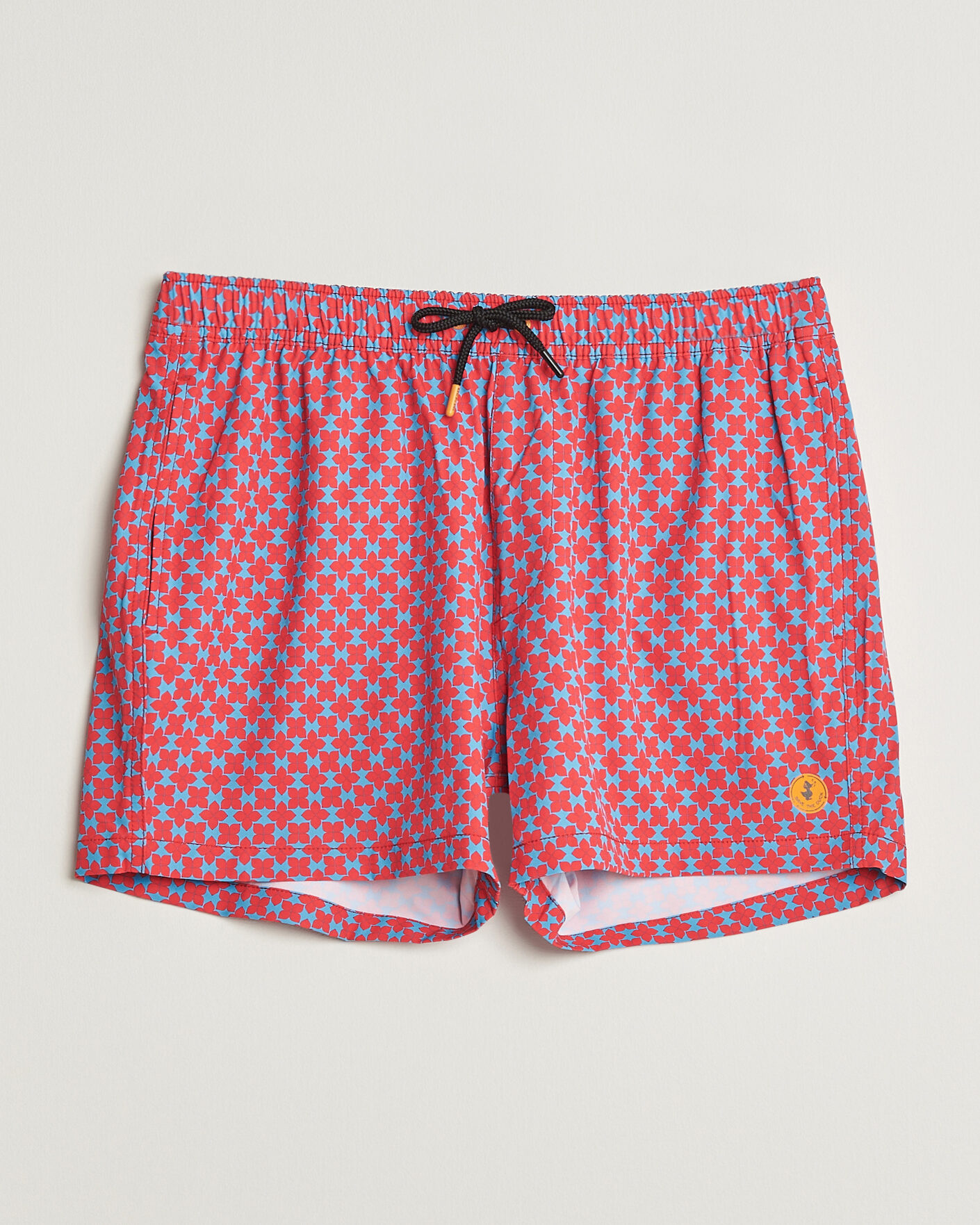 Herre | Badeshorts | Save The Duck | Printed Drawstring Swimshorts Geometrical Flowers
