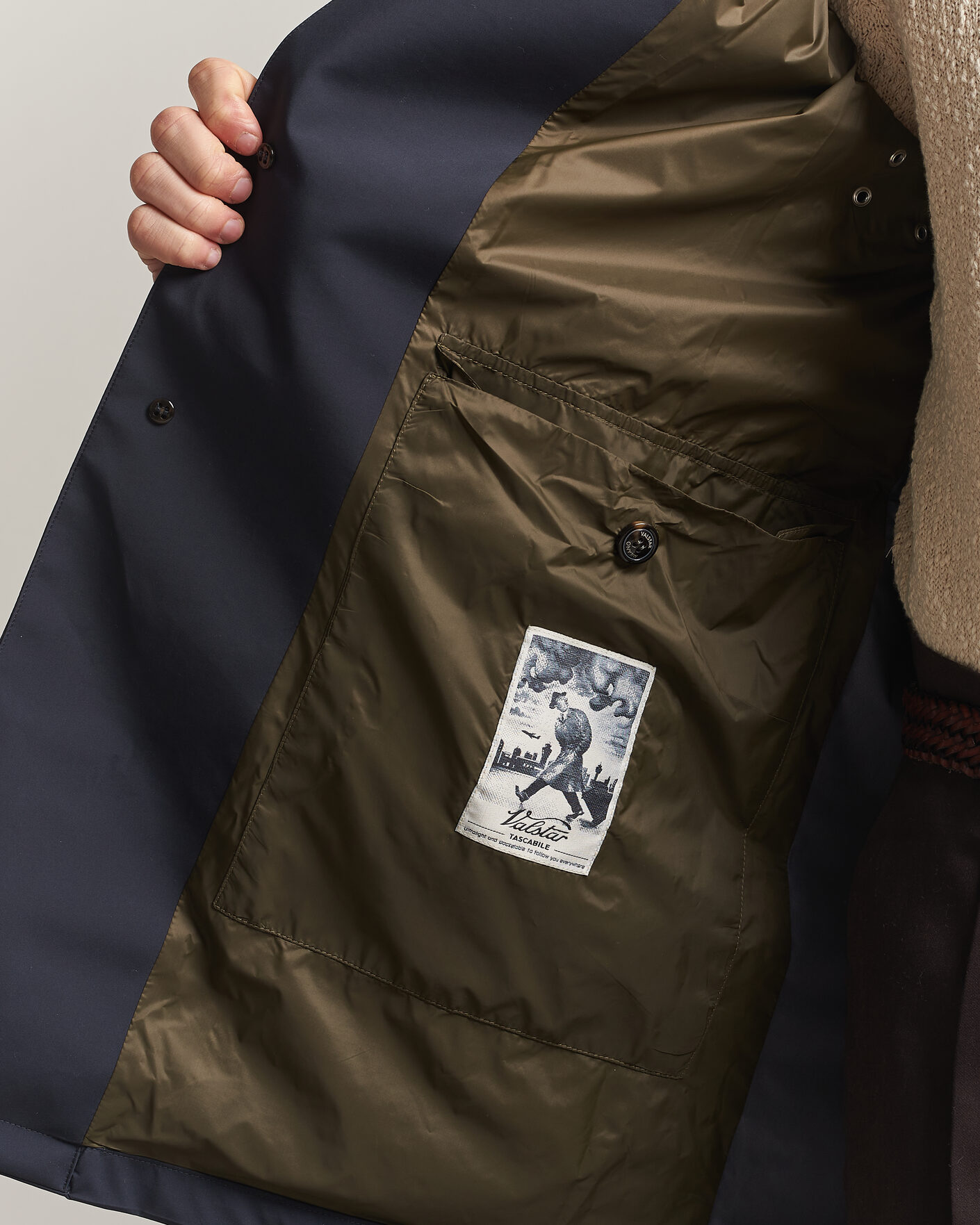 Herre | Jakker | Valstar | Milano Rain Coat Navy