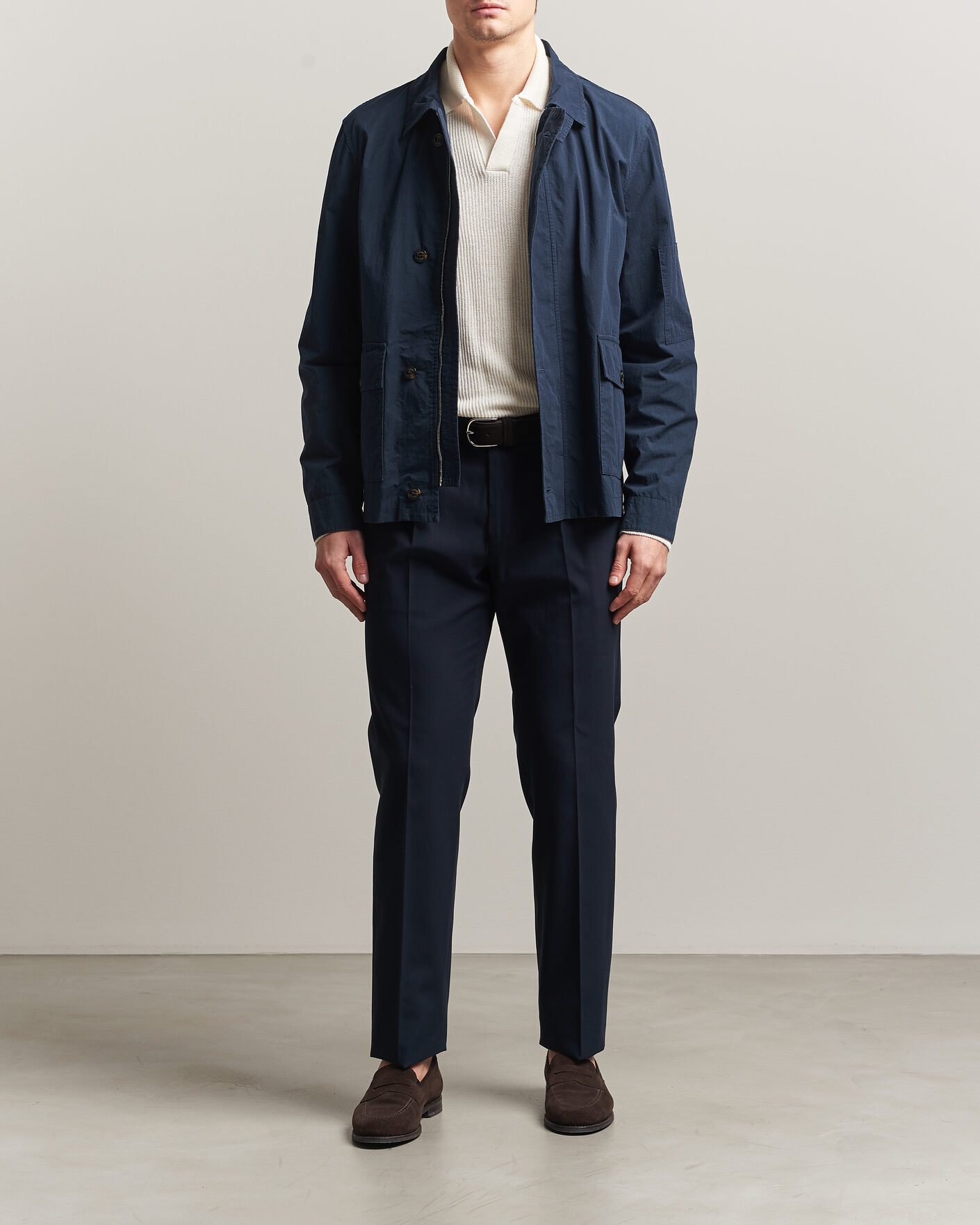 Herre | Jakker | Valstar | Cotton Work Jacket Navy