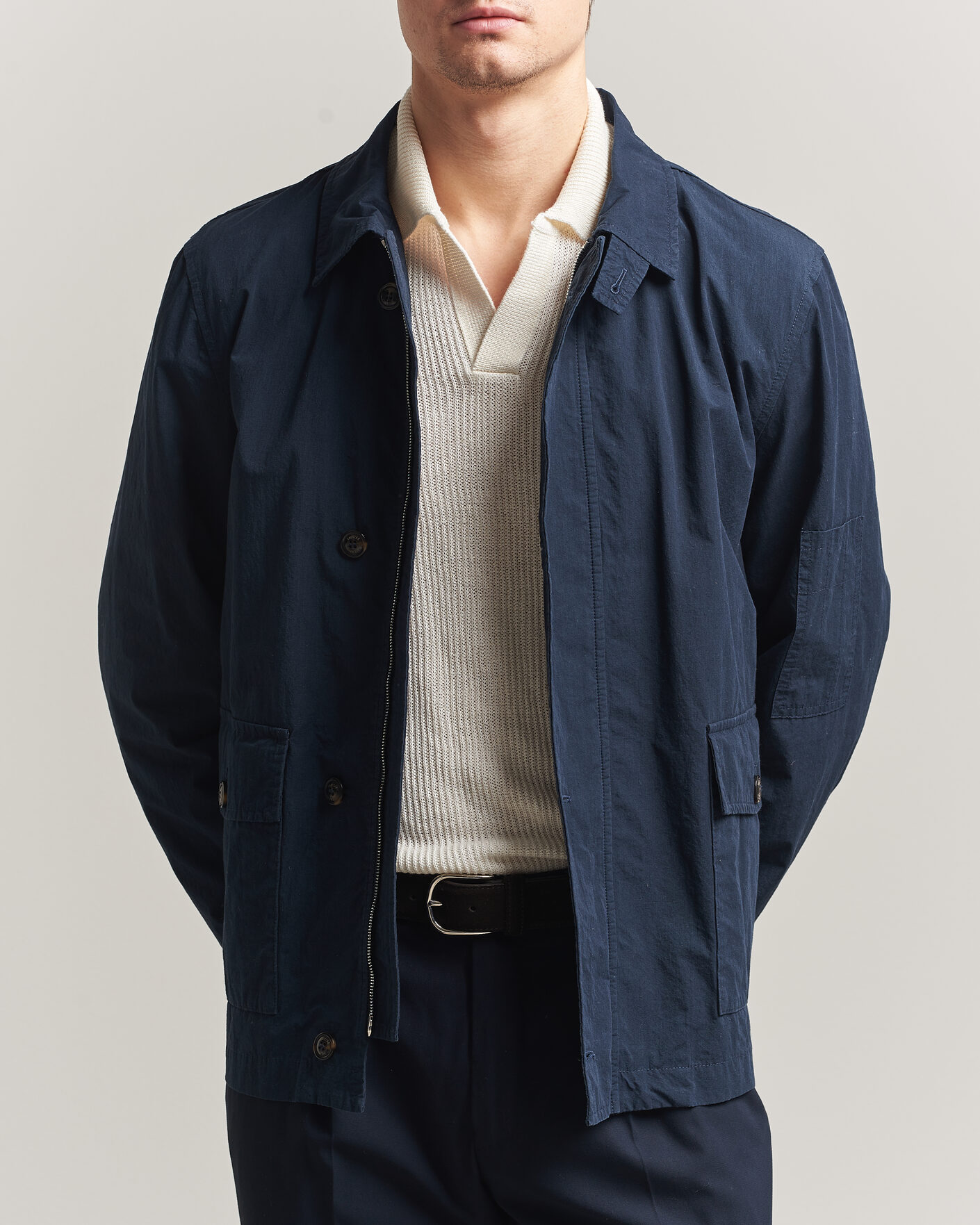 Herre | Jakker | Valstar | Cotton Work Jacket Navy