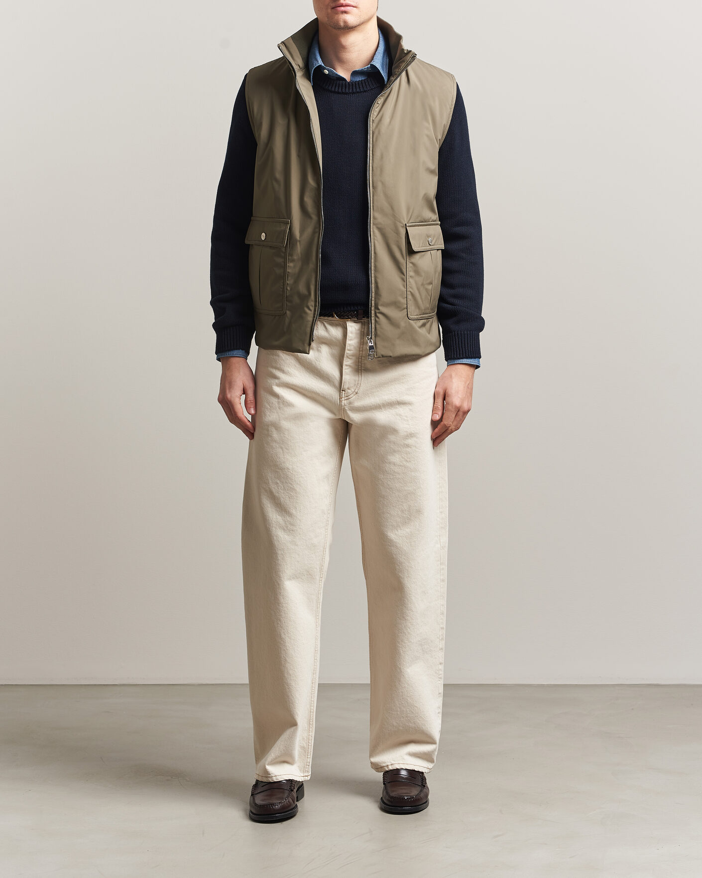 Herre | Vester | Valstar | Nylon Zip Vest Military