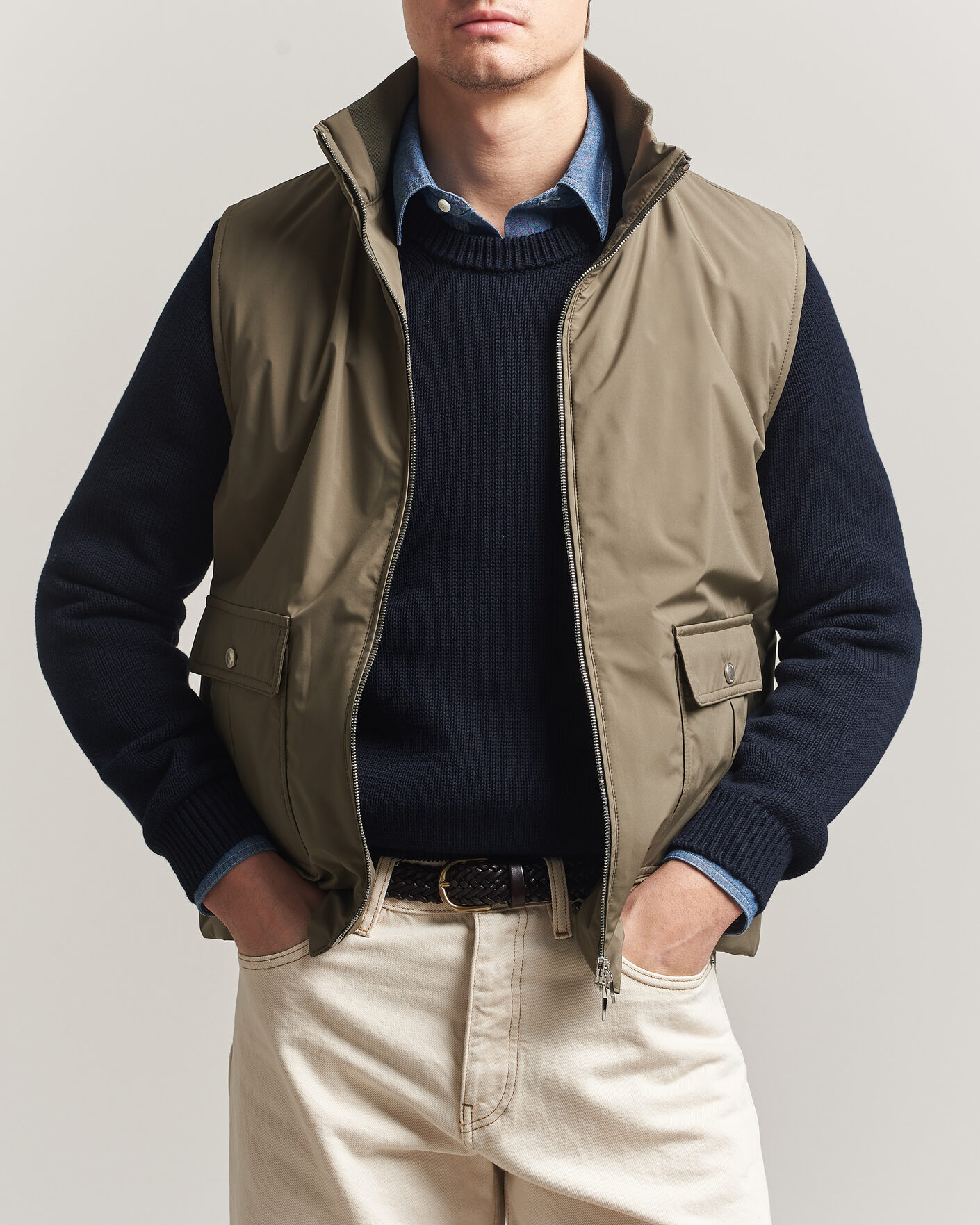 Herre | Vester | Valstar | Nylon Zip Vest Military