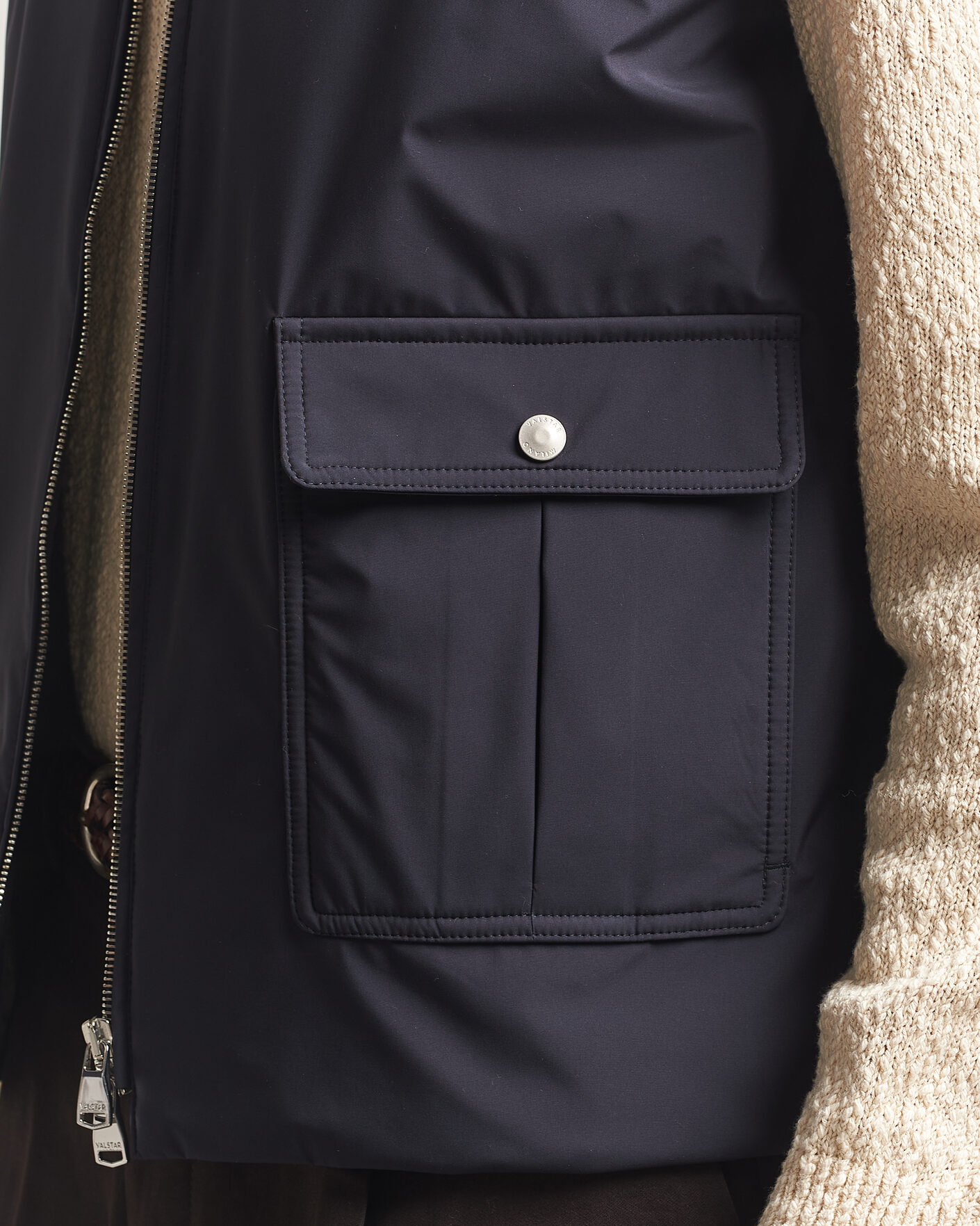 Herre | Vester | Valstar | Nylon Zip Vest Navy
