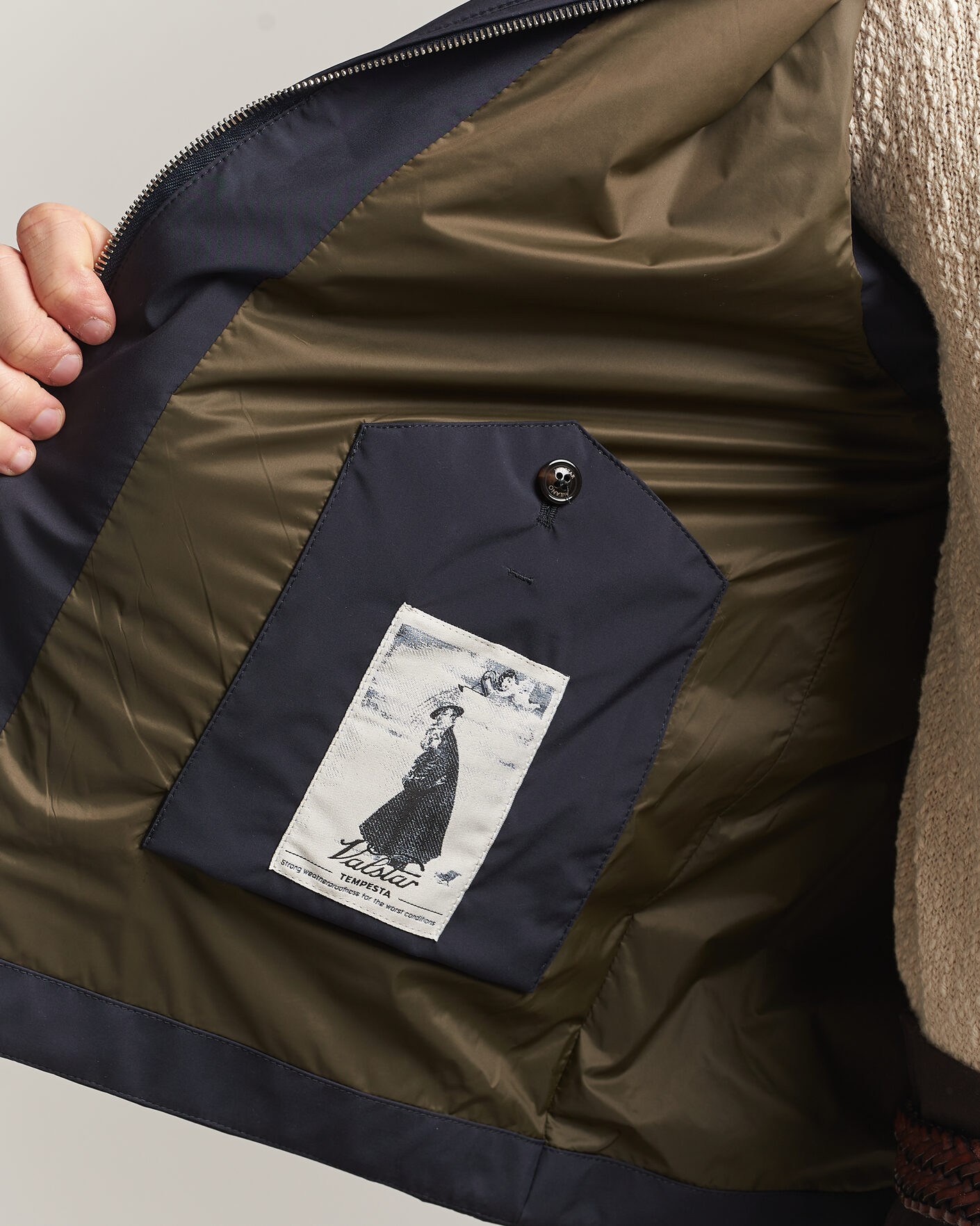 Herre | Vester | Valstar | Nylon Zip Vest Navy