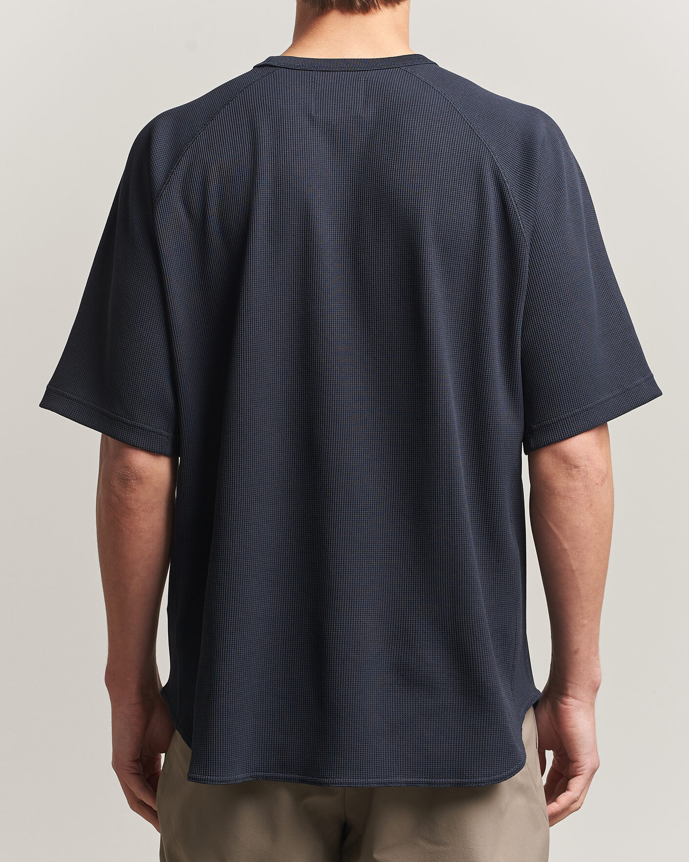Herre | T-Shirts | Snow Peak | Dry Waffle T-Shirt Dark Navy