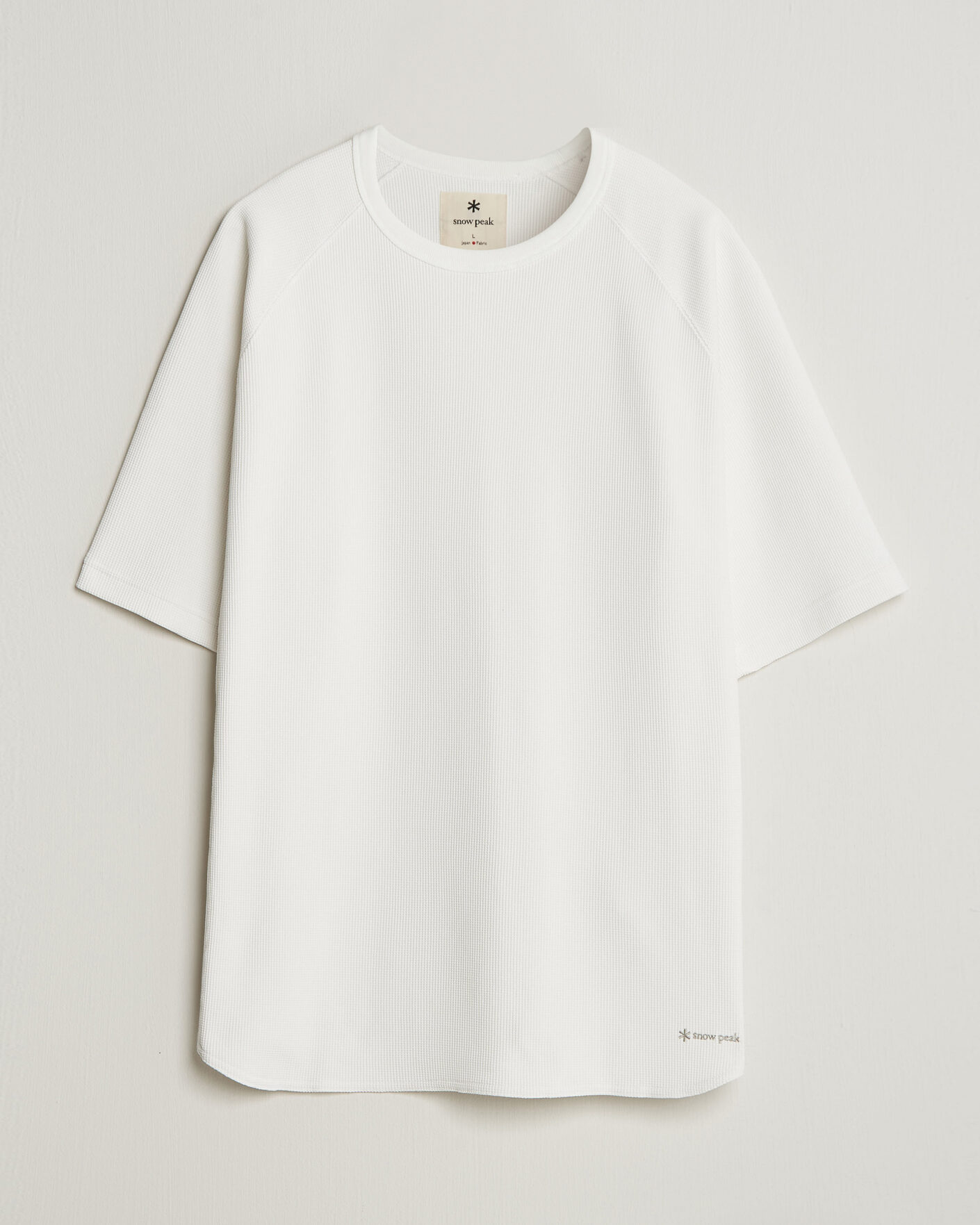 Herre | T-Shirts | Snow Peak | Dry Waffle T-Shirt Off White