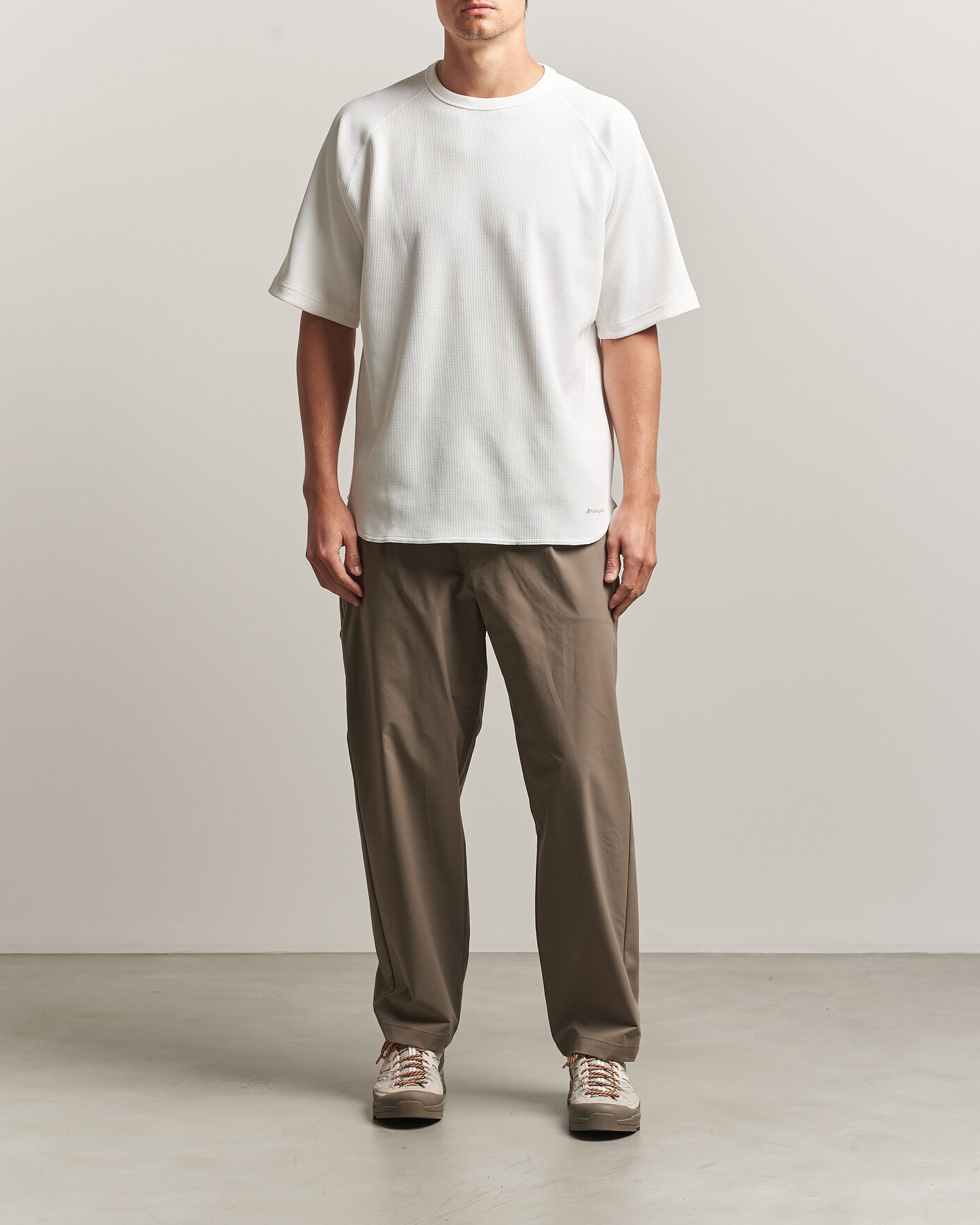 Herre | T-Shirts | Snow Peak | Dry Waffle T-Shirt Off White