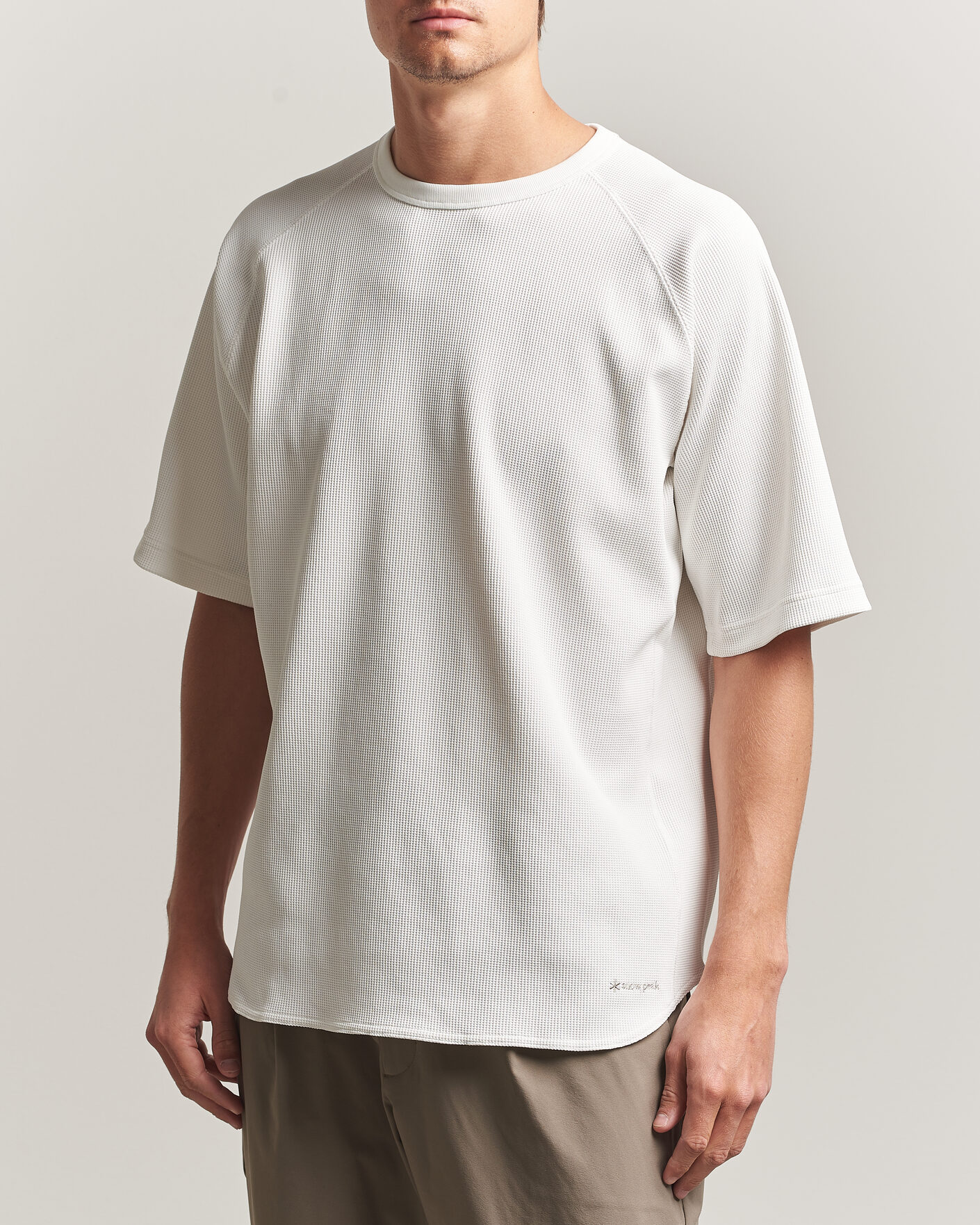 Herre | T-Shirts | Snow Peak | Dry Waffle T-Shirt Off White