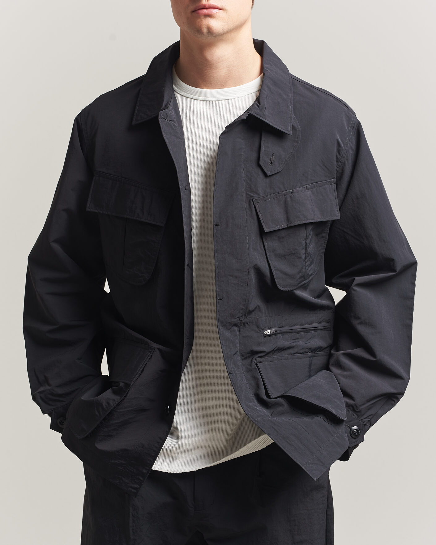 Herre | Jakker | Snow Peak | Nylon Washer Jacket Black