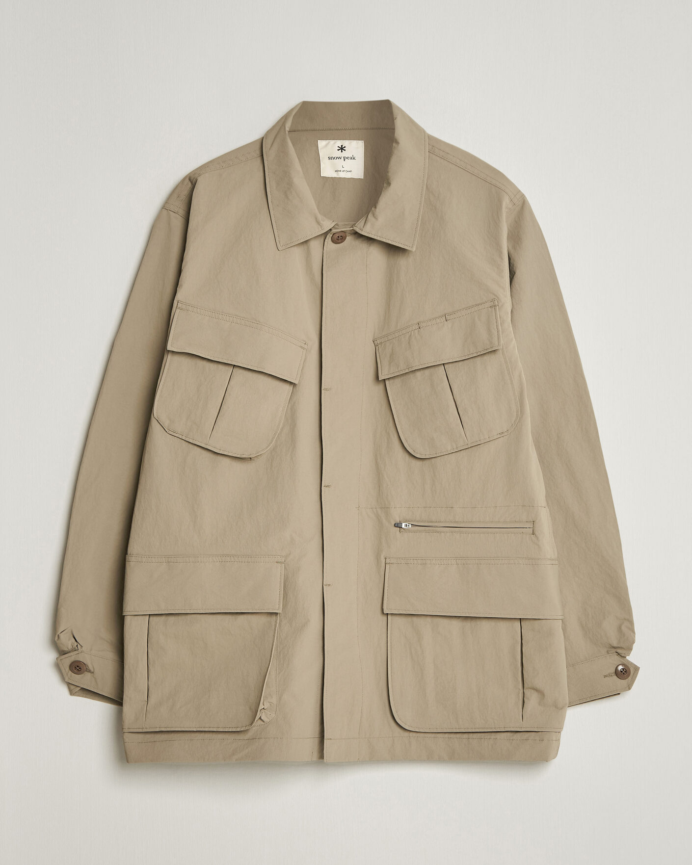 Herre | Jakker | Snow Peak | Nylon Washer Jacket Greige