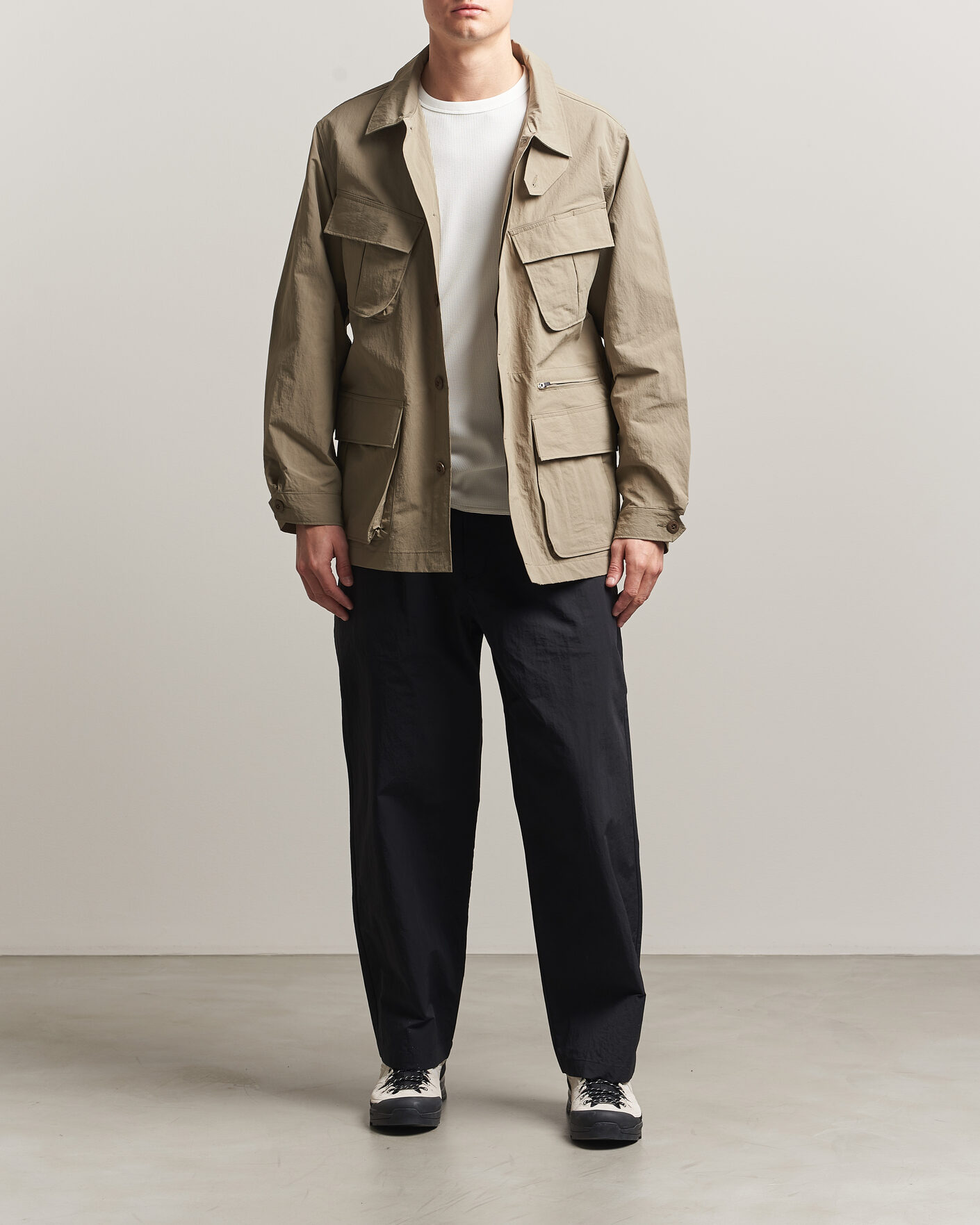 Herre | Jakker | Snow Peak | Nylon Washer Jacket Greige