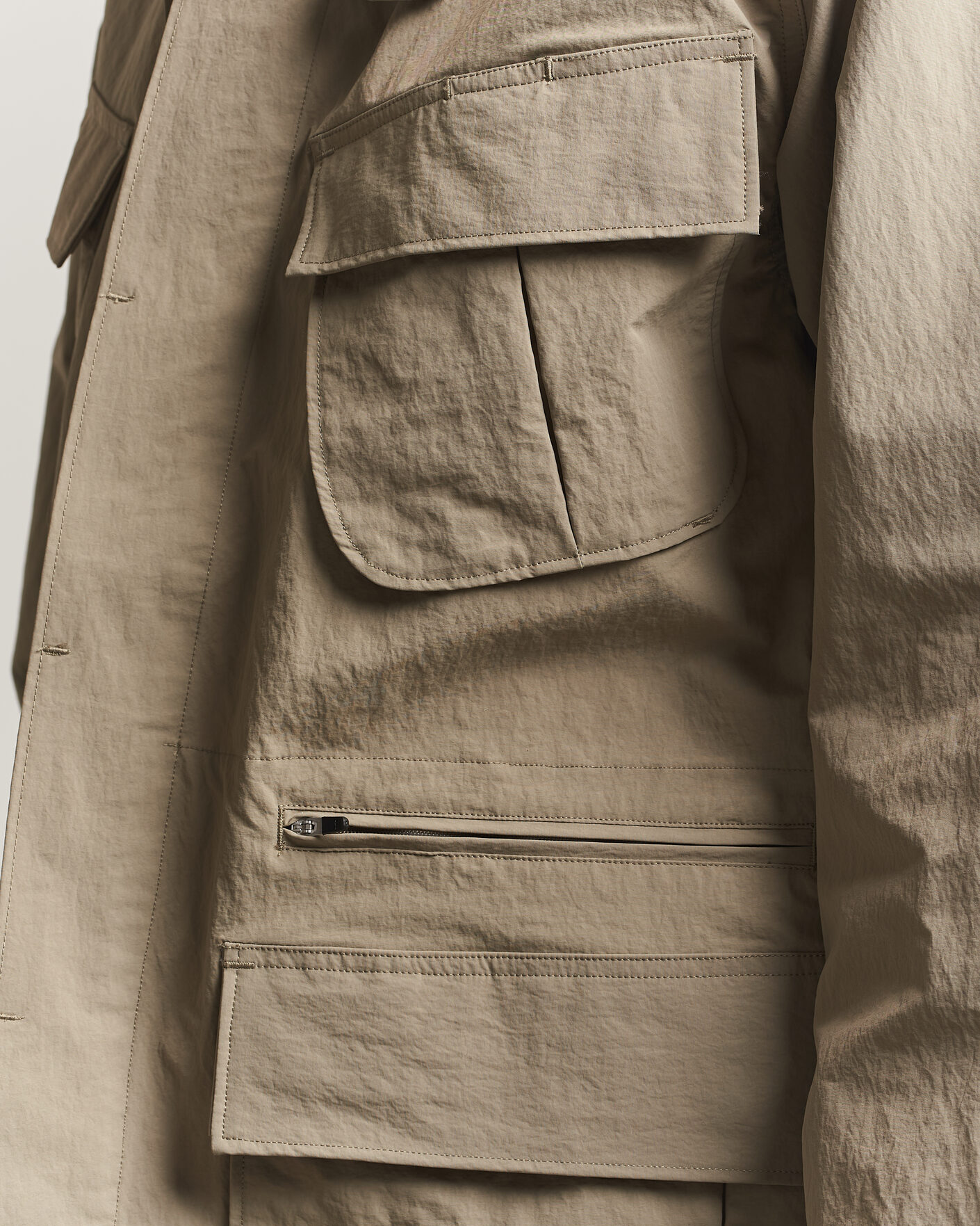 Herre | Jakker | Snow Peak | Nylon Washer Jacket Greige