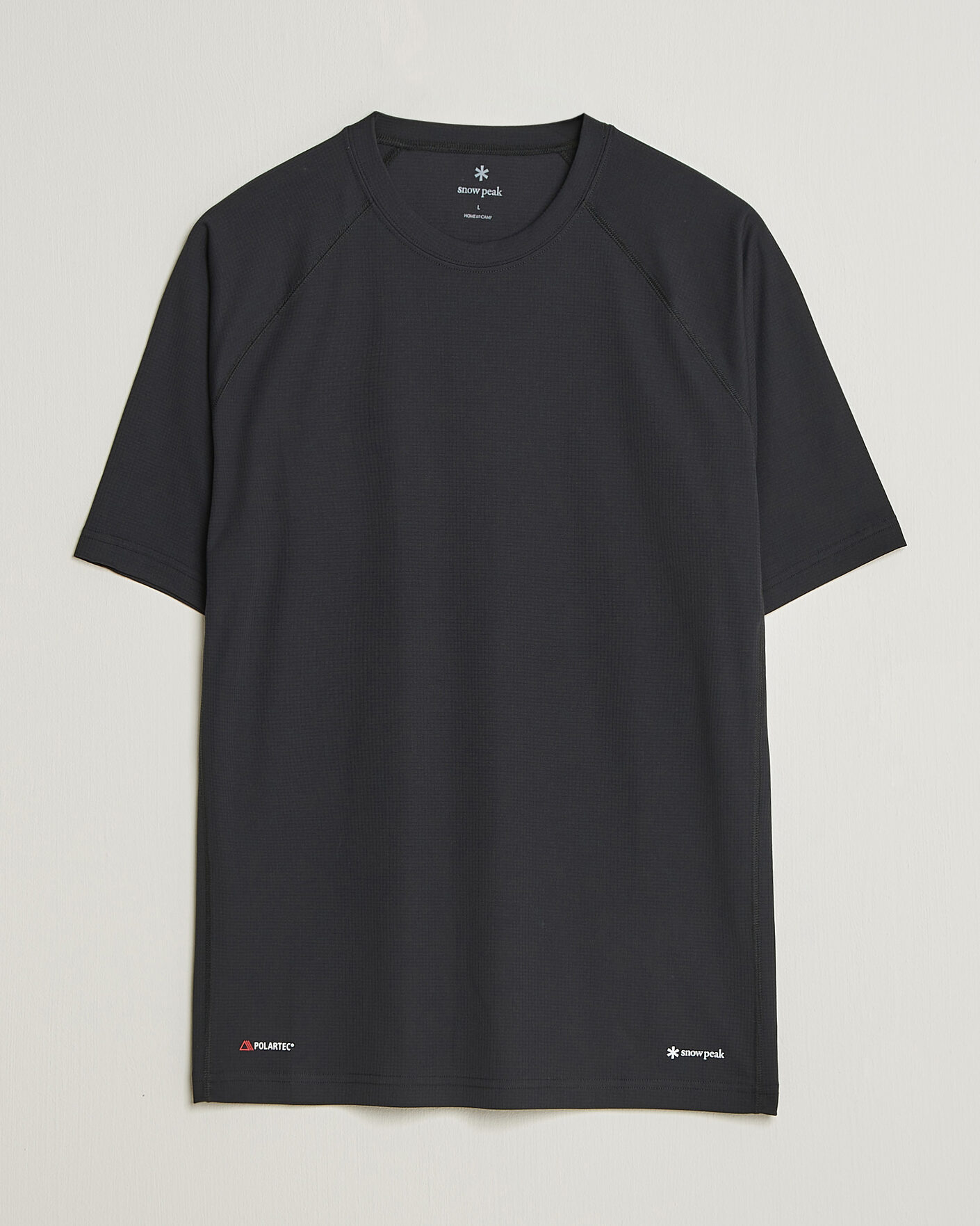 Herre | T-Shirts | Snow Peak | Polartec Power Dry T-Shirt Black