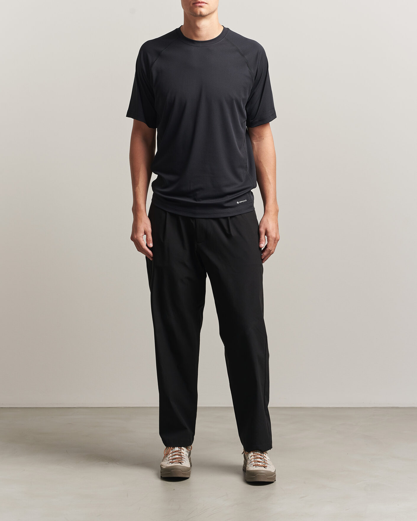 Herre | T-Shirts | Snow Peak | Polartec Power Dry T-Shirt Black