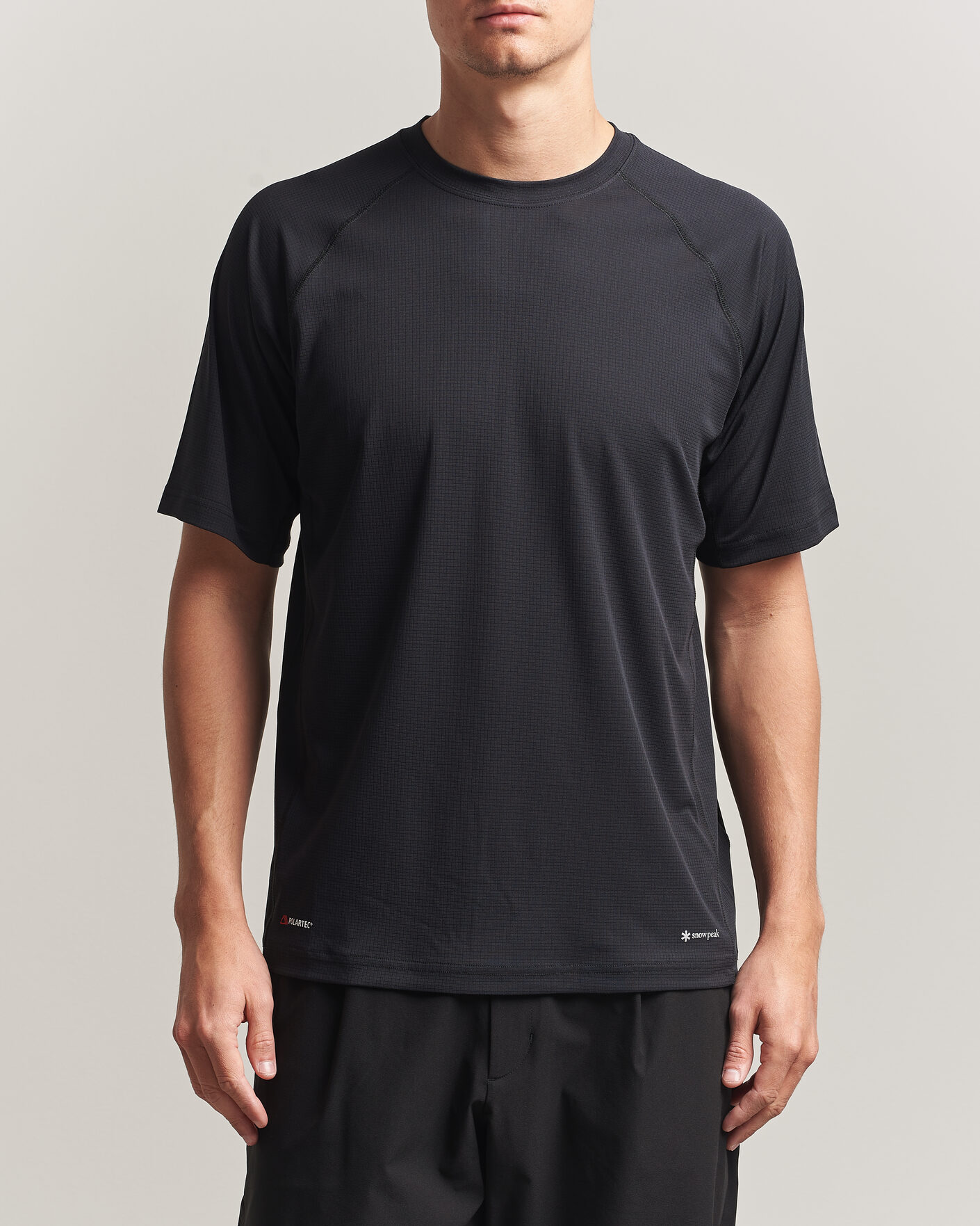 Herre | T-Shirts | Snow Peak | Polartec Power Dry T-Shirt Black